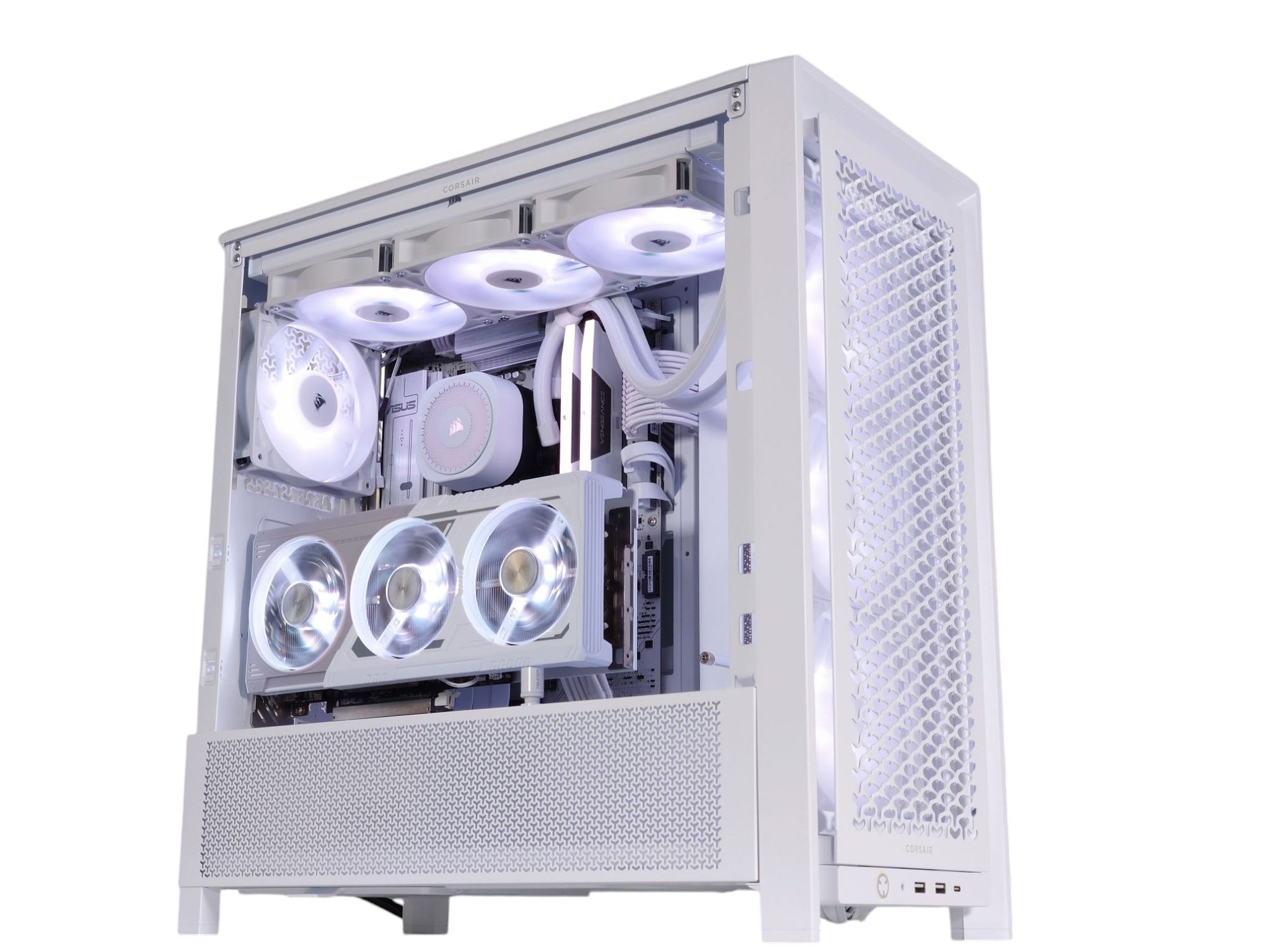 🤍🐻‍❄️All Corsair || All AMD Gaming PC!🥇AMD RX 9070 XT 16GB🥇AMD Ryzen 7 9800X3D 8 core🥇32GB DDR5