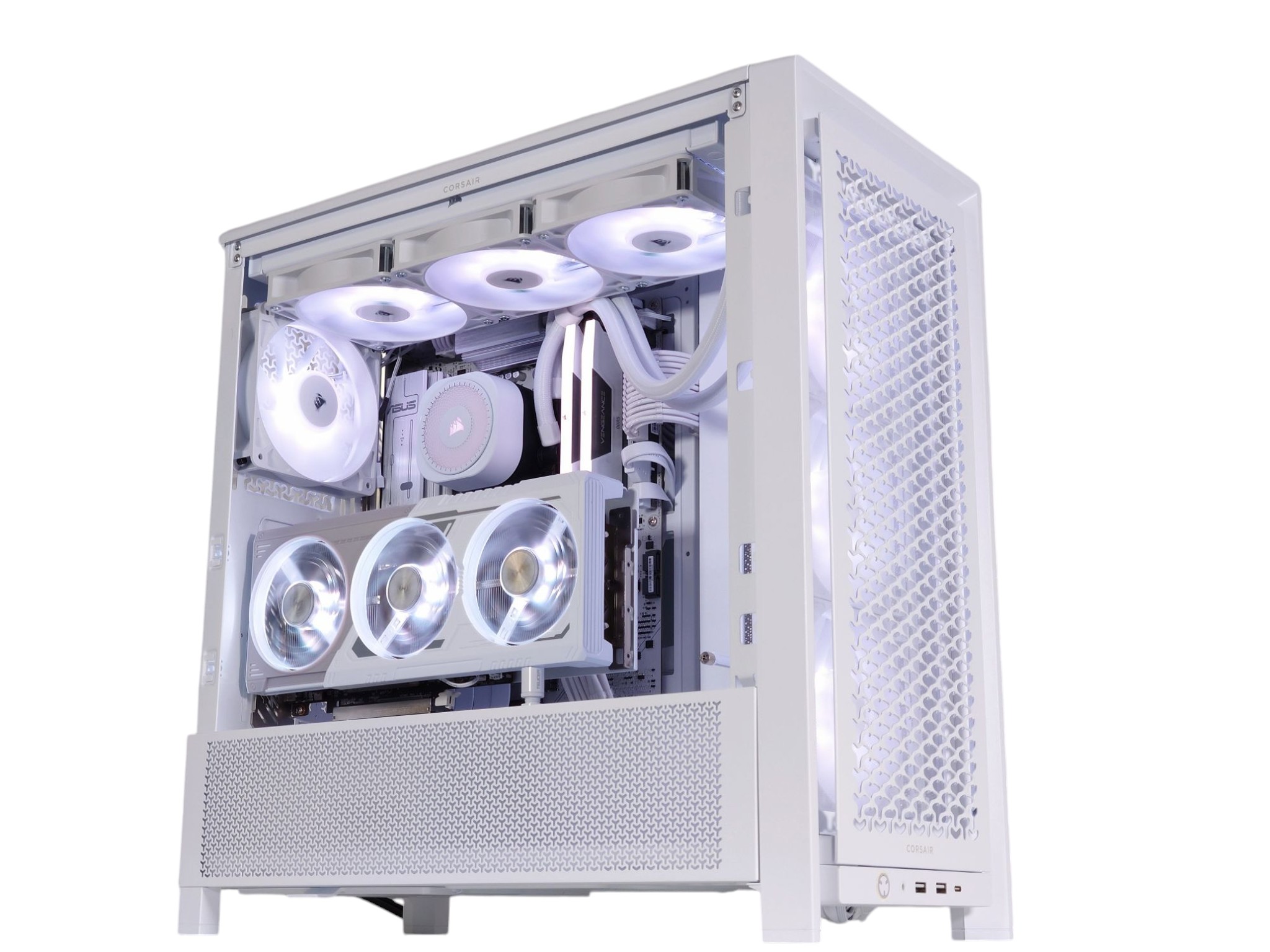 🤍🐻‍❄️All Corsair || All AMD Gaming PC!🥇AMD RX 9070 XT 16GB🥇AMD Ryzen 7 9800X3D 8 core🥇32GB DDR5