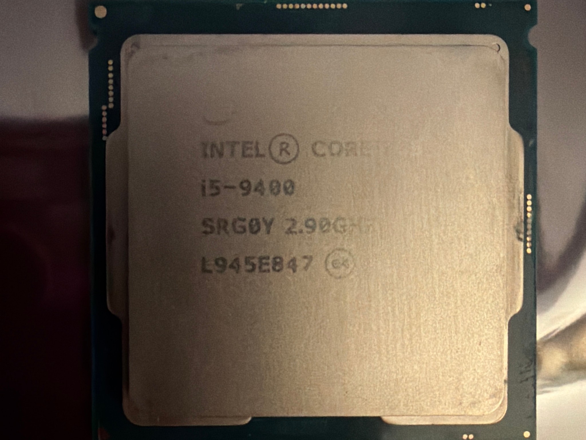 Intel Core i5-9400 Tested Working