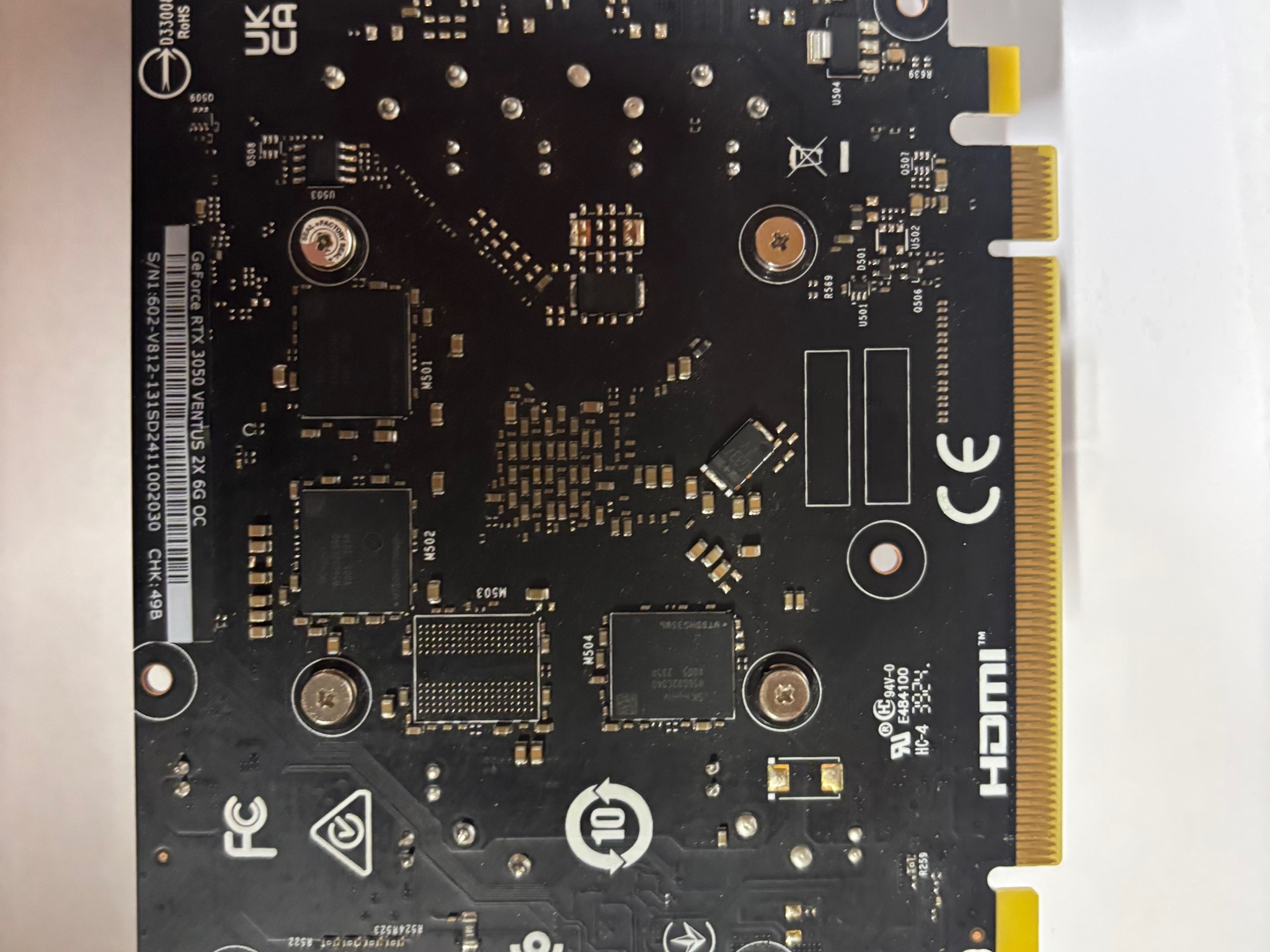 MSI VENTUS 2X OC GeForce RTX 3050 6GB