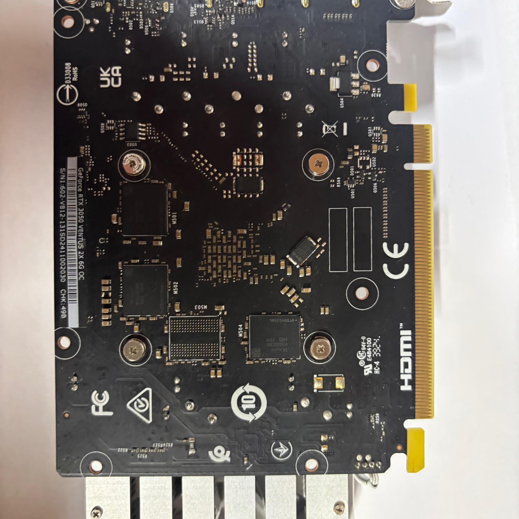 MSI VENTUS 2X OC GeForce RTX 3050 6GB