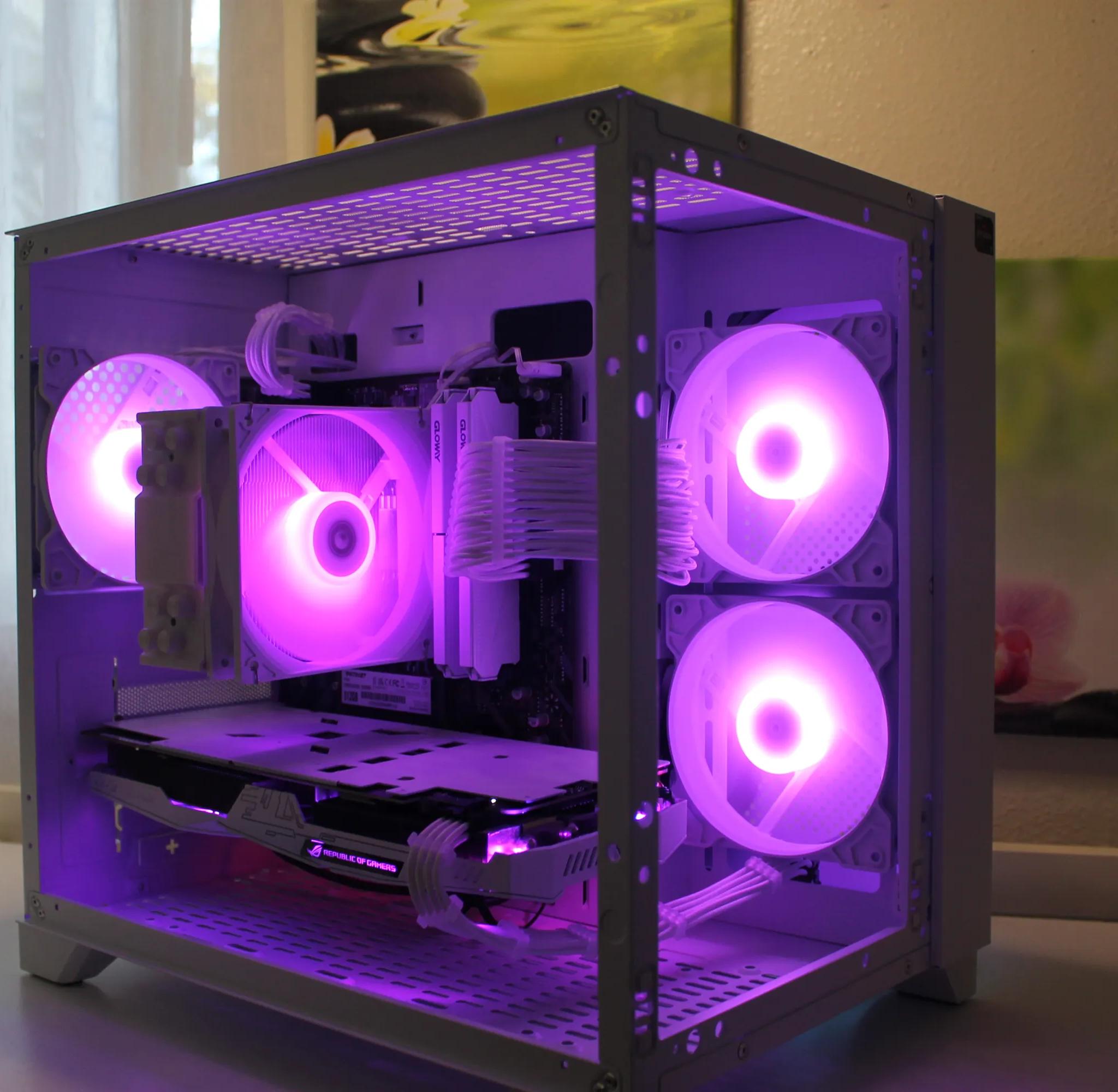 🤍💜1080p MONSTER |Gaming PC | Ryzen 7 | ROG | RGB | WI-FI🤍💜