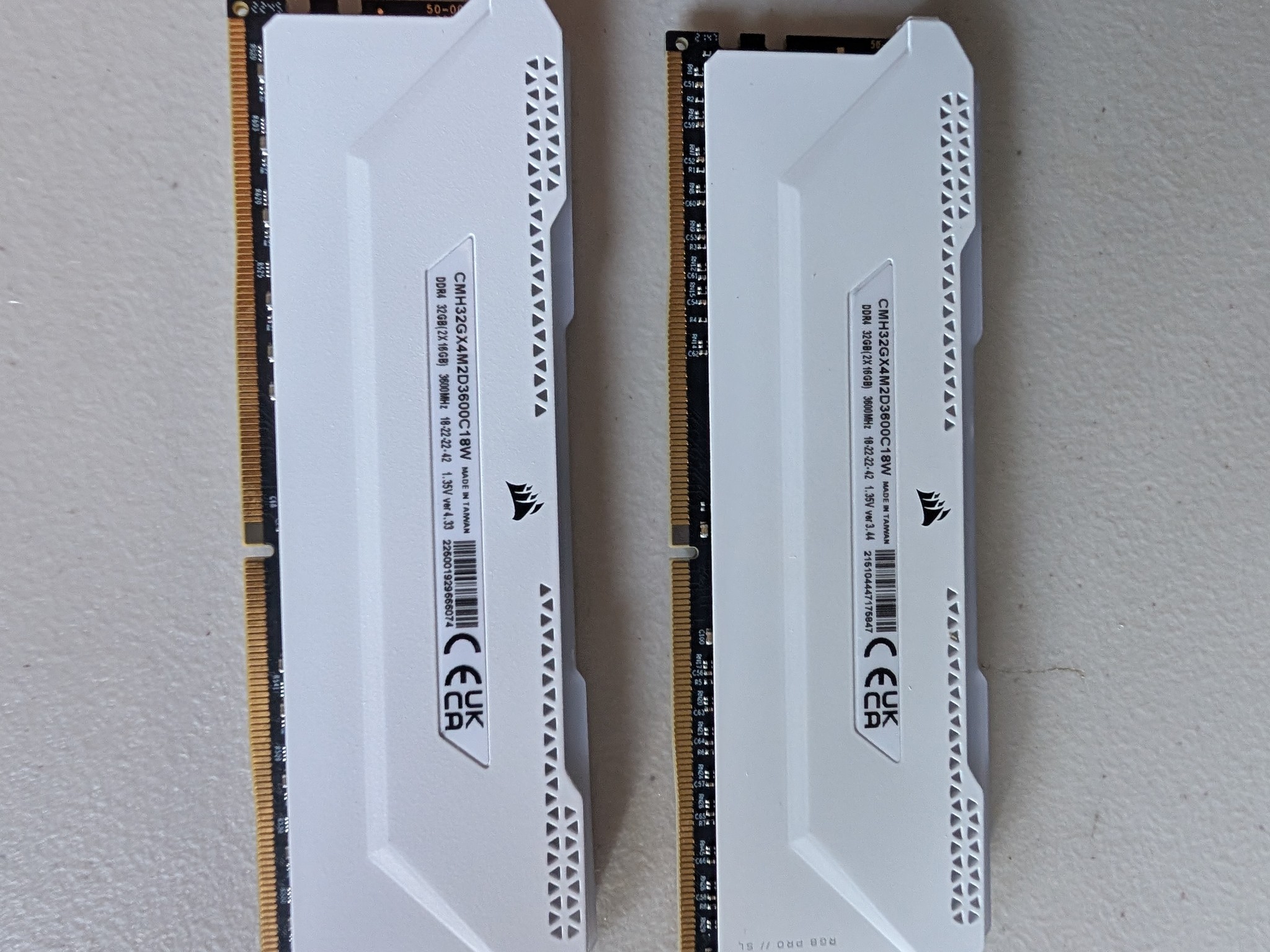 Corsair Vengeance RGB ddr4 32GB 3600mhz