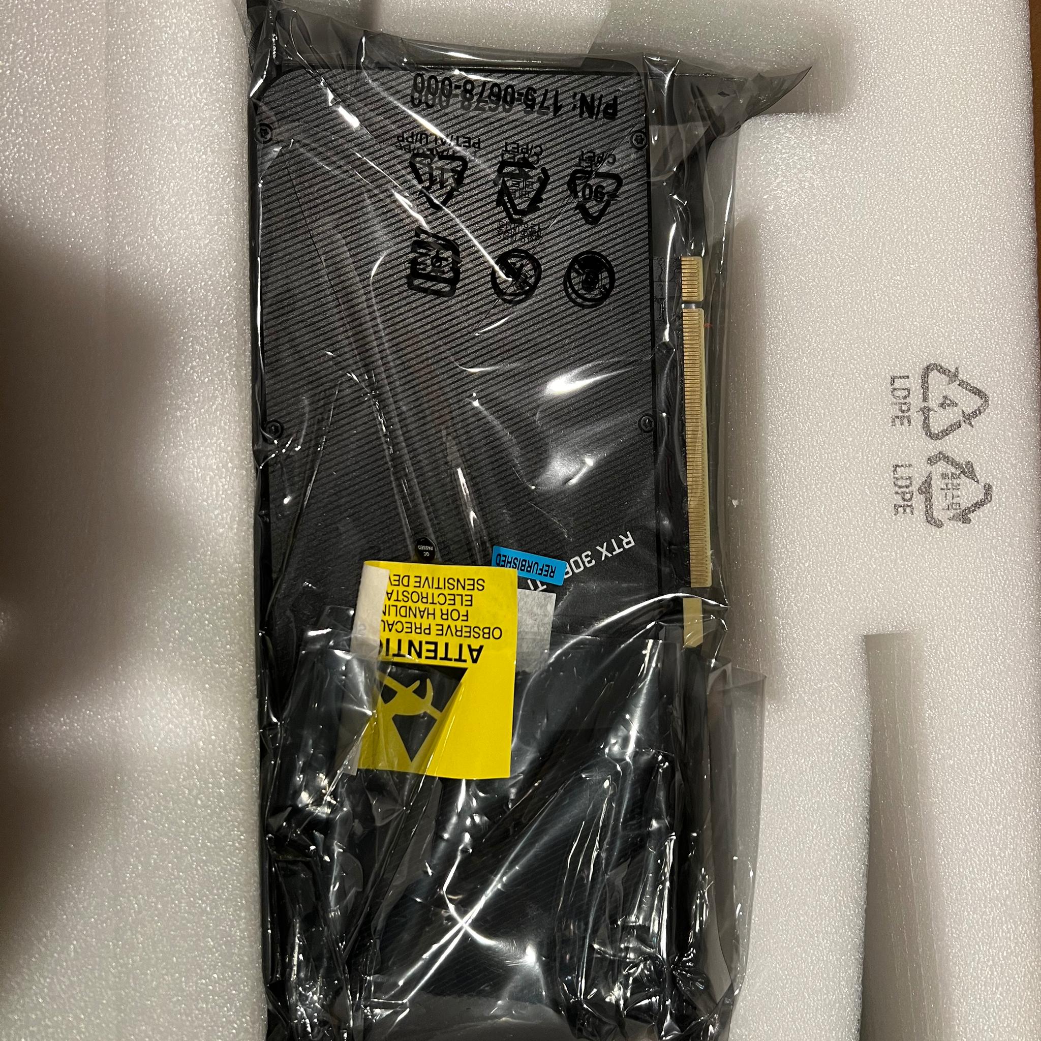 NVIDIA GeForce RTX 3060 Ti Founders Edition Dual-Fan 8GB GDDR6 PCIe 4.0 Graphics Card