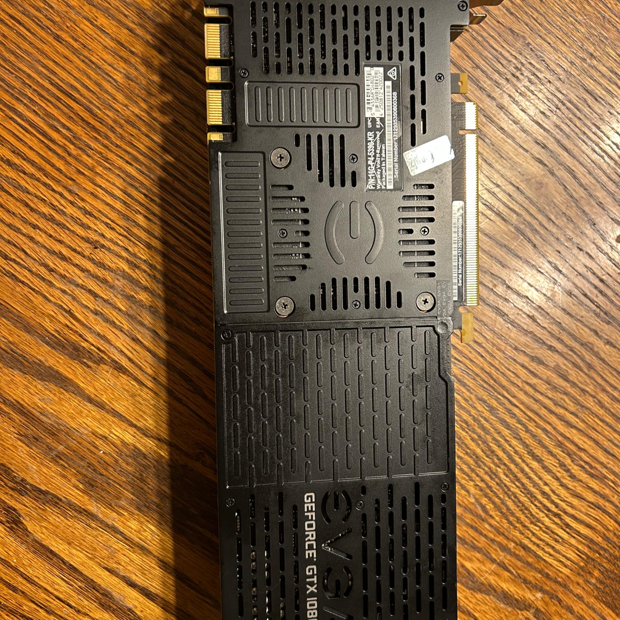 EVGA GTX 1080ti 11GB GPU Graphics Card