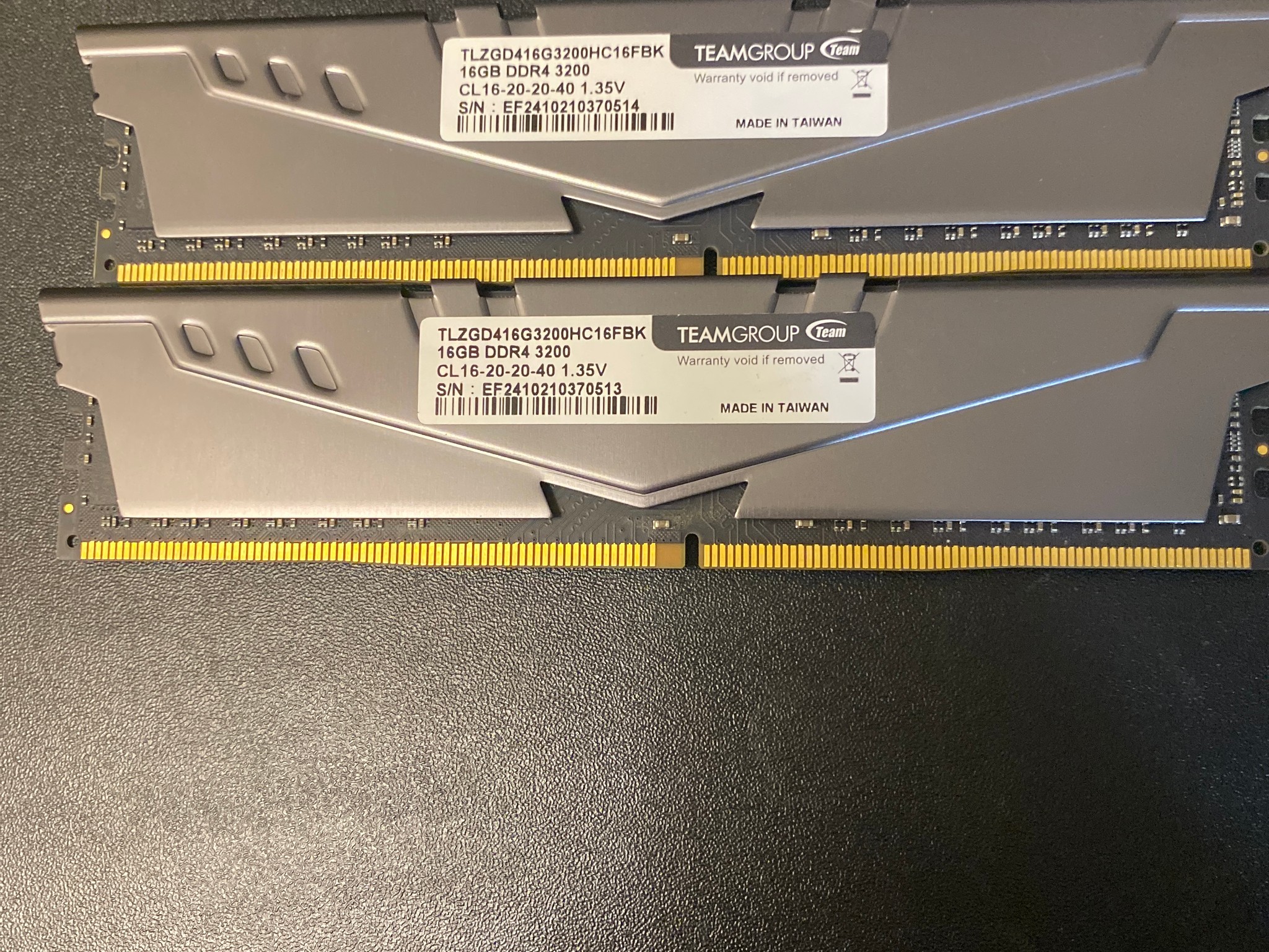 TeamGroup T Force 32GB(2x16)DDR4 RAM