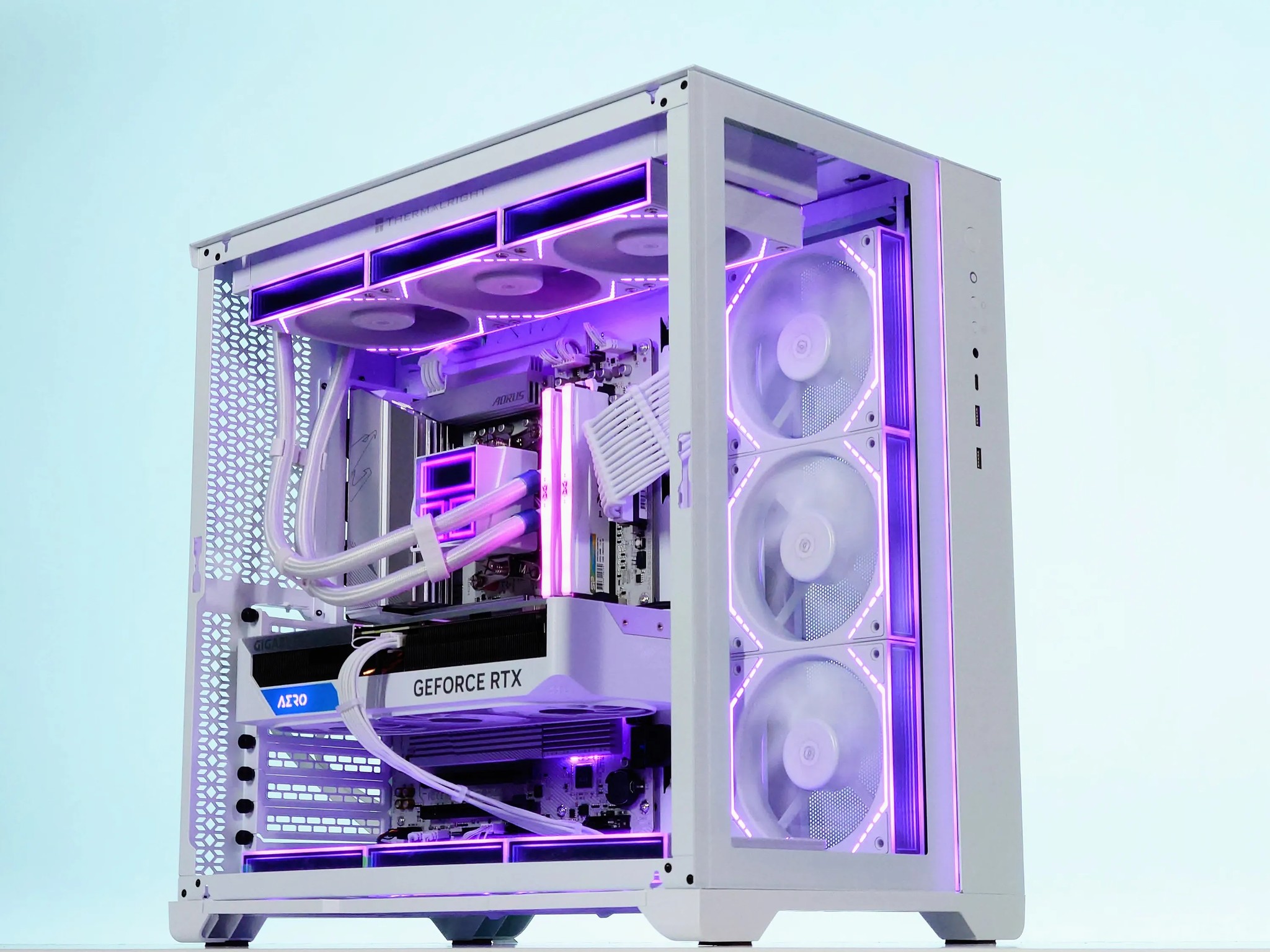 🌨️🐧Antarctic Gaming PC❄️Nvidia RTX 4070  Super 12GB❄️AMD Ryzen 7 7700❄️32GB DDR5❄️1TB NVME Gen4