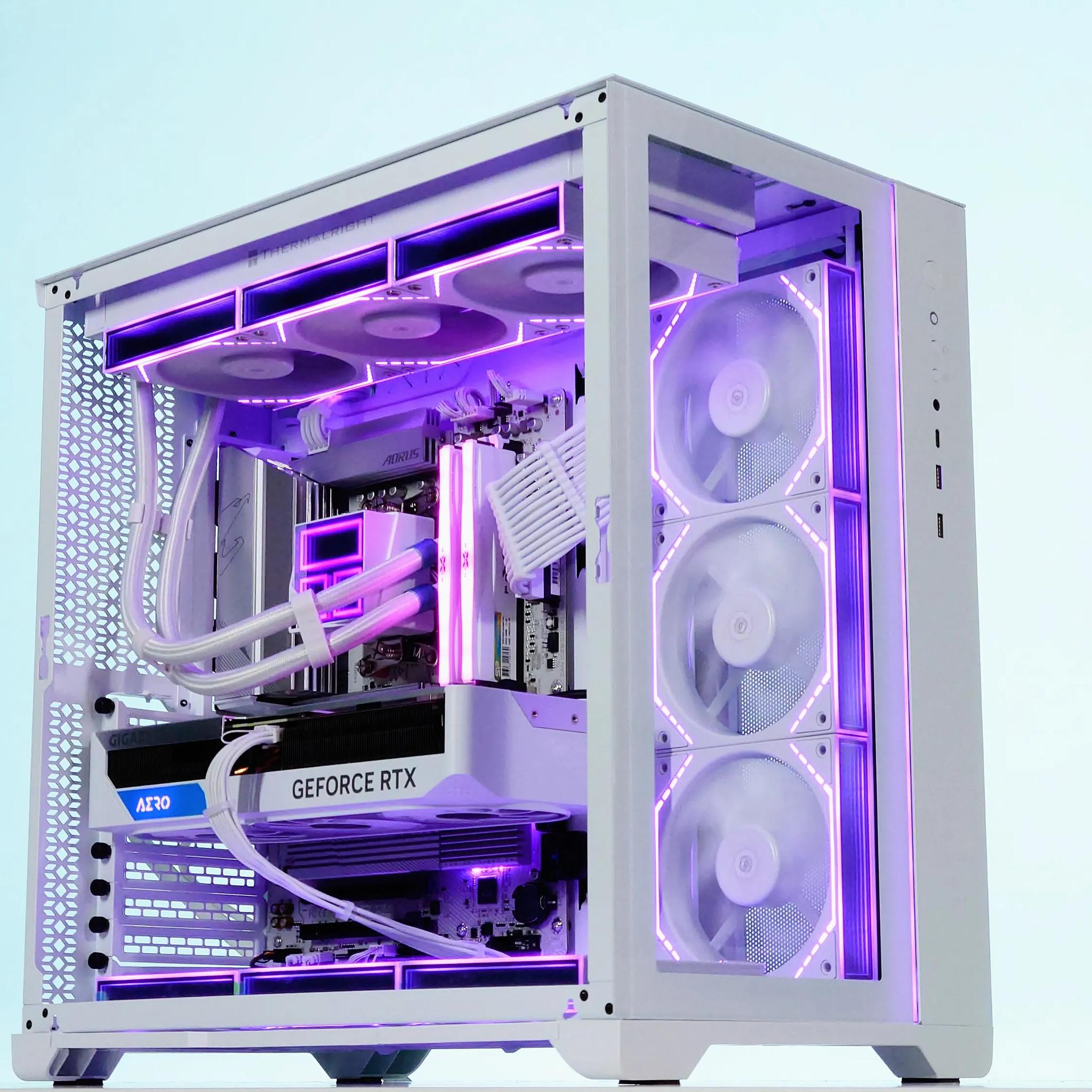 🌨️🐧Antarctic Gaming PC❄️Nvidia RTX 4070  Super 12GB❄️AMD Ryzen 7 7700❄️32GB DDR5❄️1TB NVME Gen4