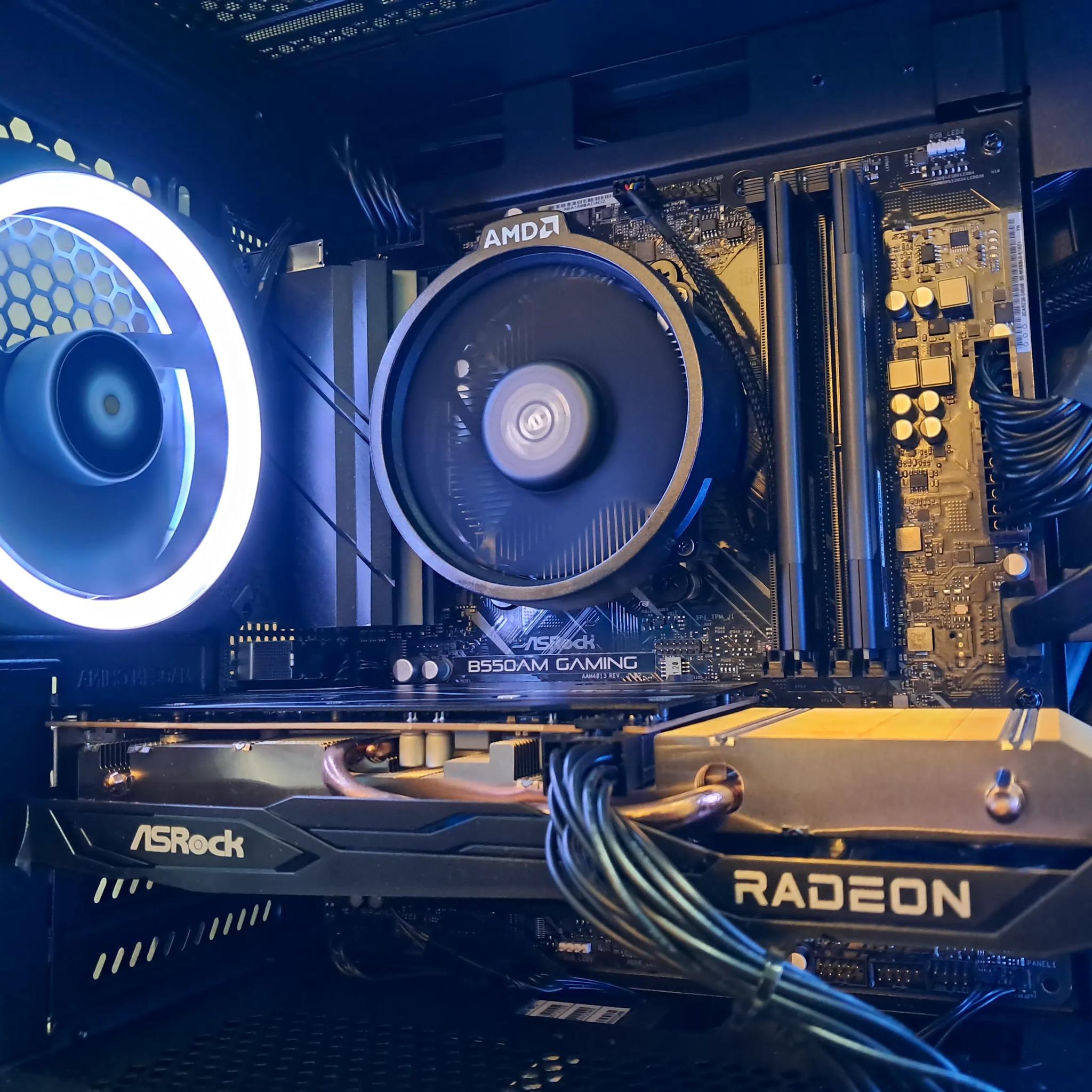 🔴AMD All-In🔴 Full PCIe 4.0 | Radeon RX 6600 | Ryzen 3 3100 (3.6-3.9GHz) | 1TB SSD | 16GB DDR4