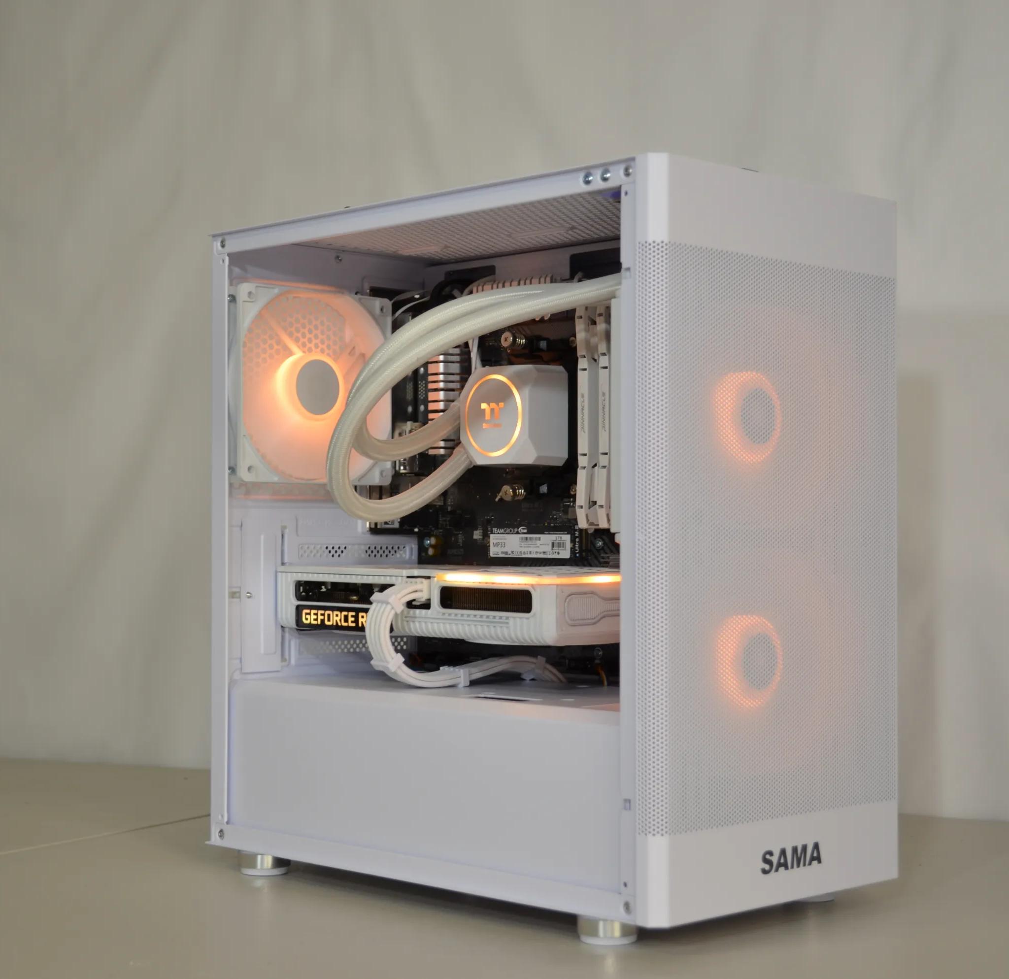 ⚪White Out V3⚪ - RTX 3060ti | Ryzen 5 5500| 1tb NVMe | Windows 11 FULLY Activated