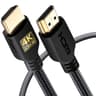 HDMI Cable 3 ft 2 Pack Short Hdmi Cable Braided Nylon & Gold Connectors 4K @ 60Hz Ultra HD 2K 1080p