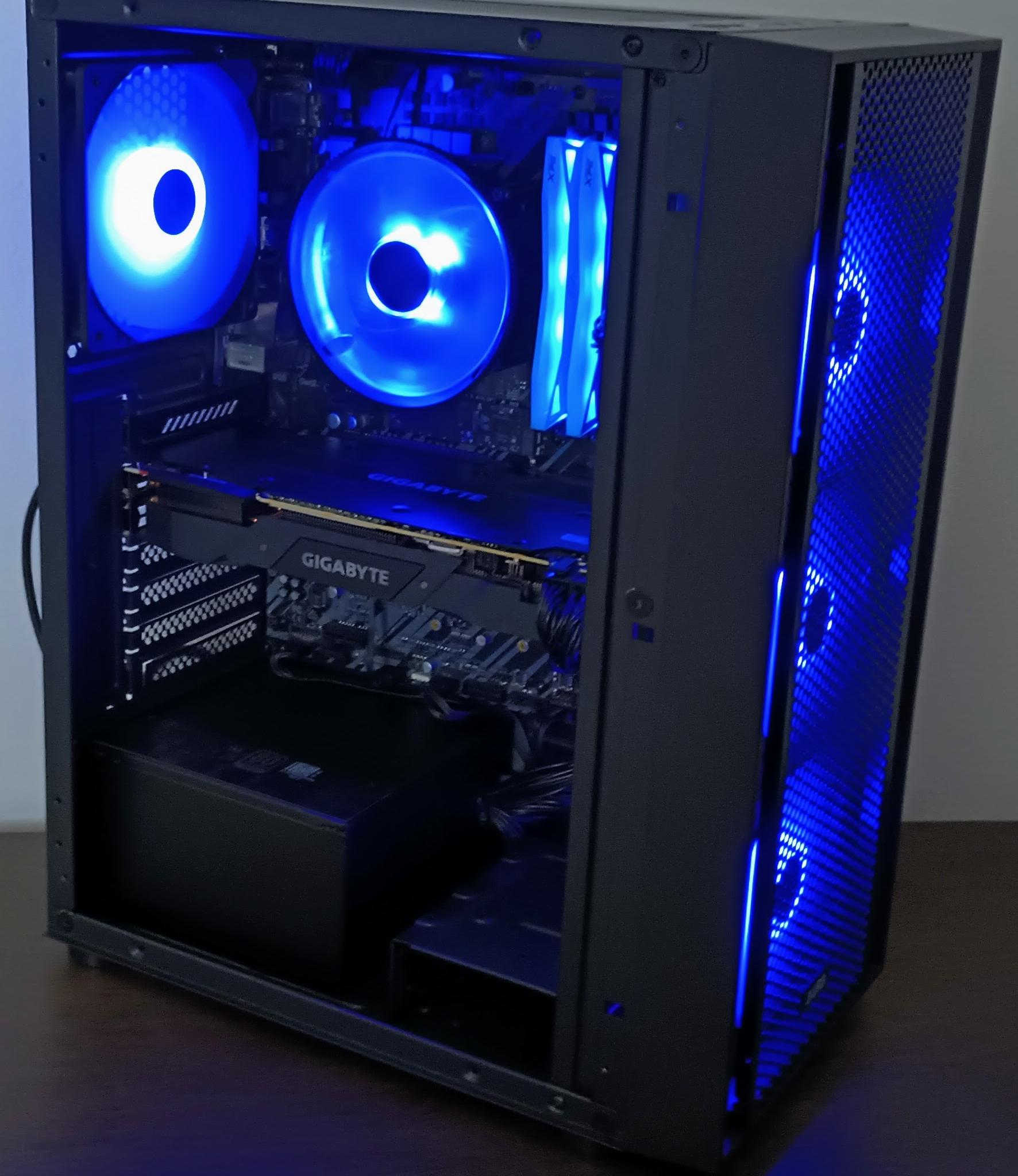 Awesome RGB Gaming PC i7 9700k RTX 2080 16GB RAM 1tb ssd WI-FI & BLUETOOTH Value Midrange