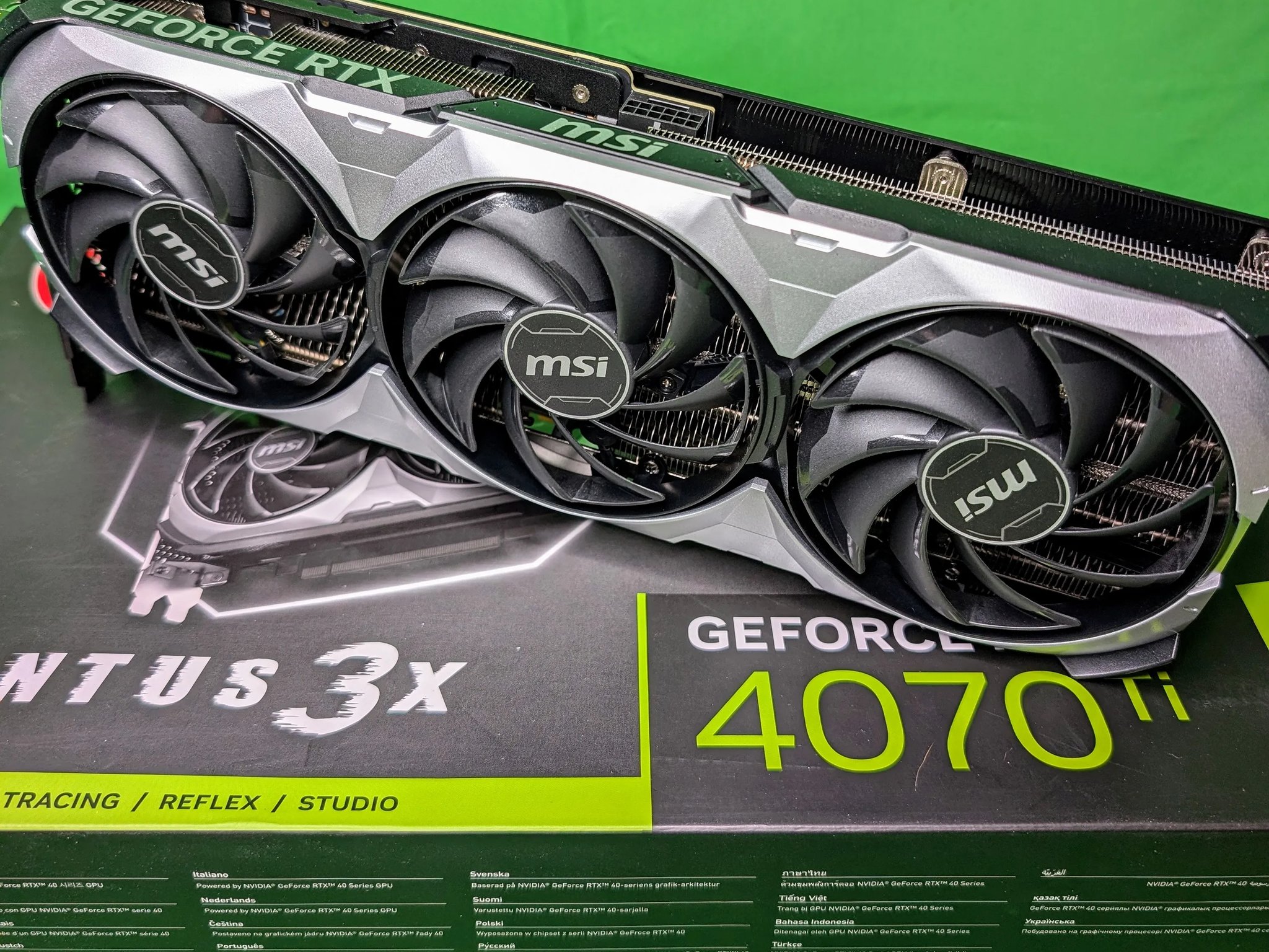 MSI RTX 4070Ti 12GB VENTUS 3X OC 12GB DDR6X