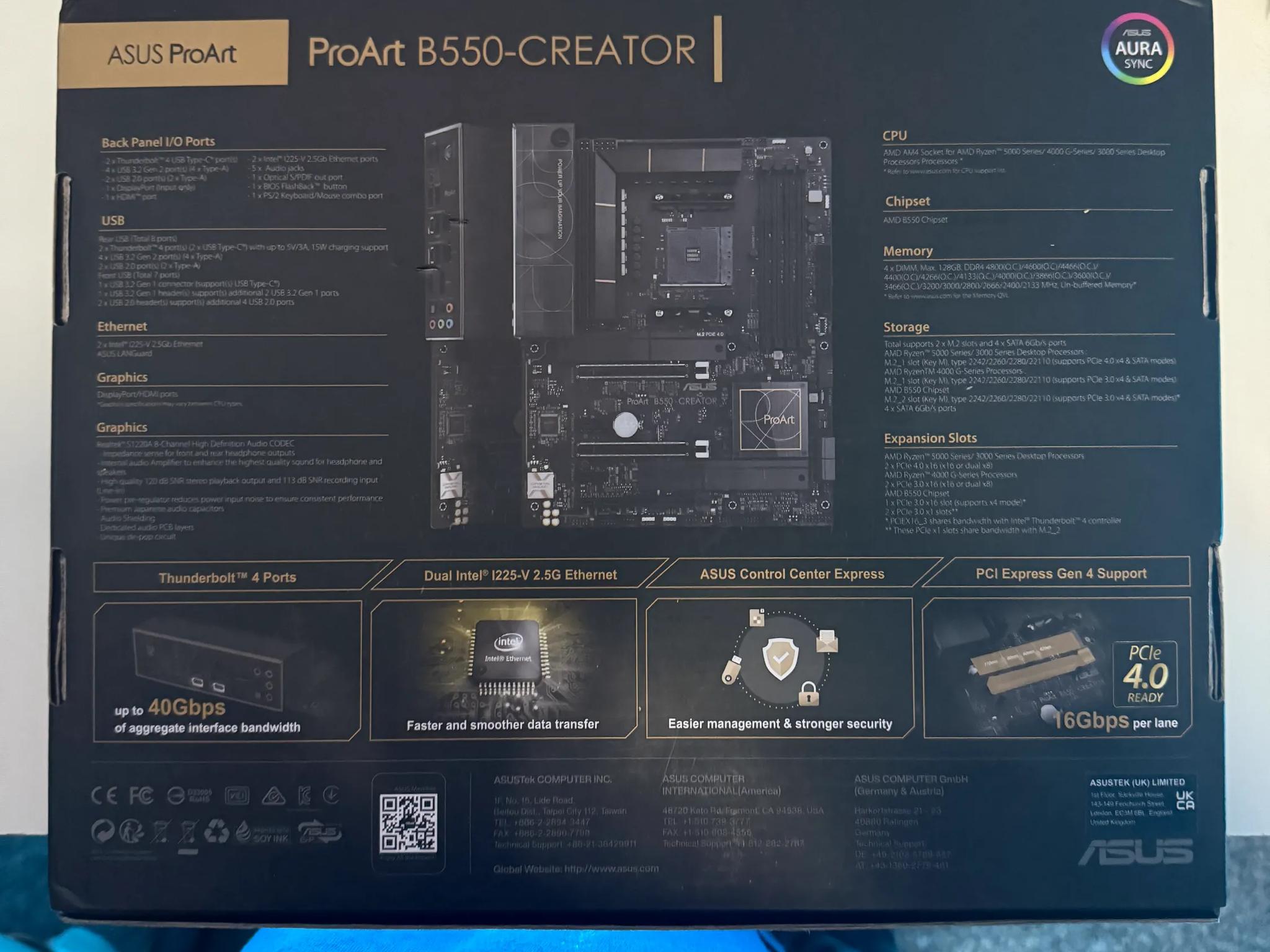 Asus ProArt B550 Creator