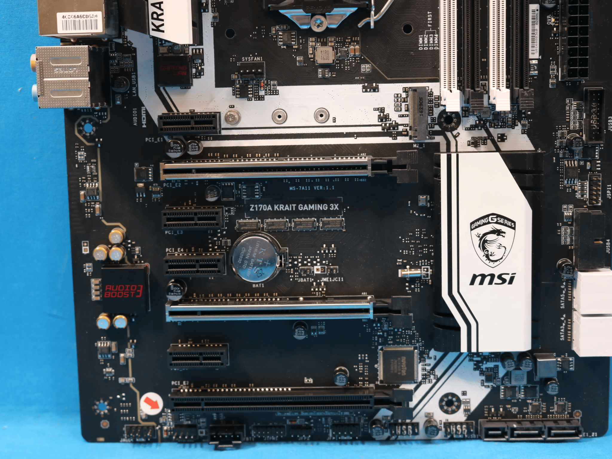 *READ* MSI Z170A Krait Gaming 3X Intel LGA1151/Socket H4 DDR4 ATX Desktop Motherboard No I/O Shield