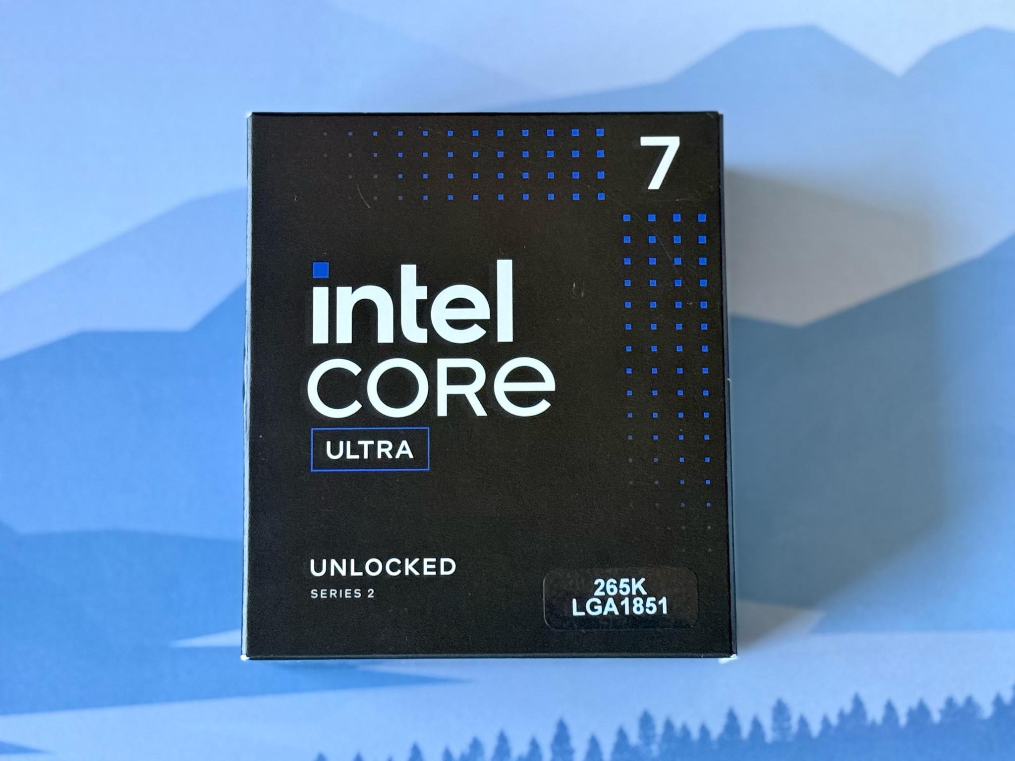 Intel Core Ultra 7 265K CPU, Twenty-Core, LGA 1851, Arrow Lake, Core i7, 2025 model