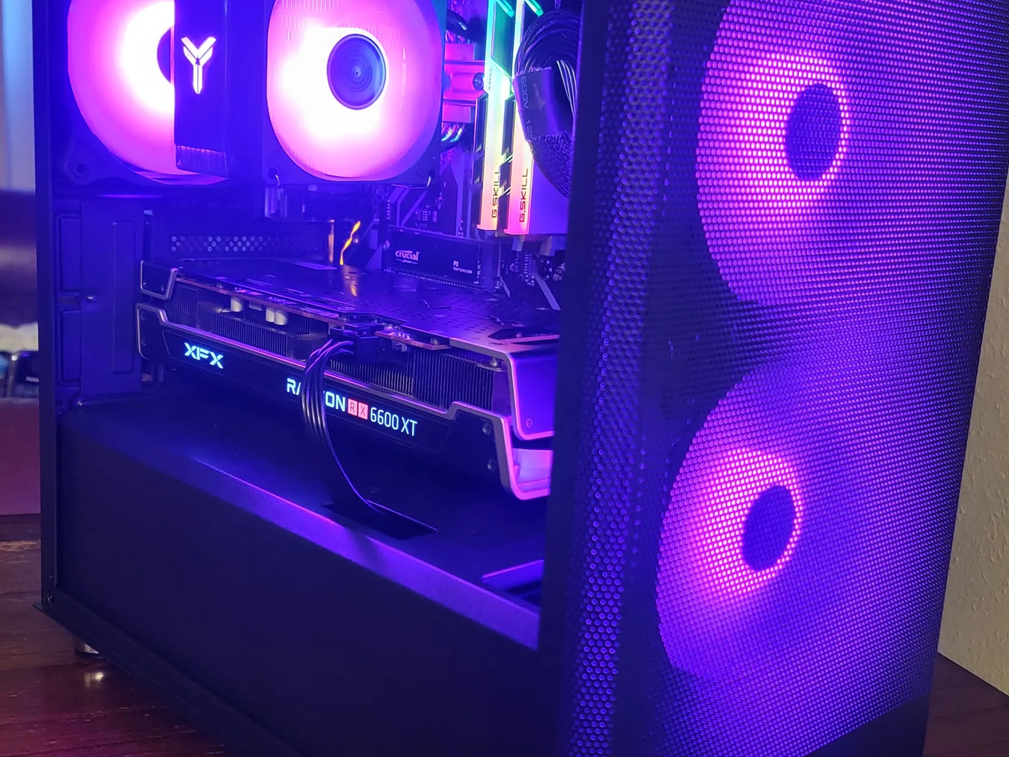 Gaming PC Ryzen 7 3700x, RX 6600 XT, 32Gb Ram, 4Tb total storage
