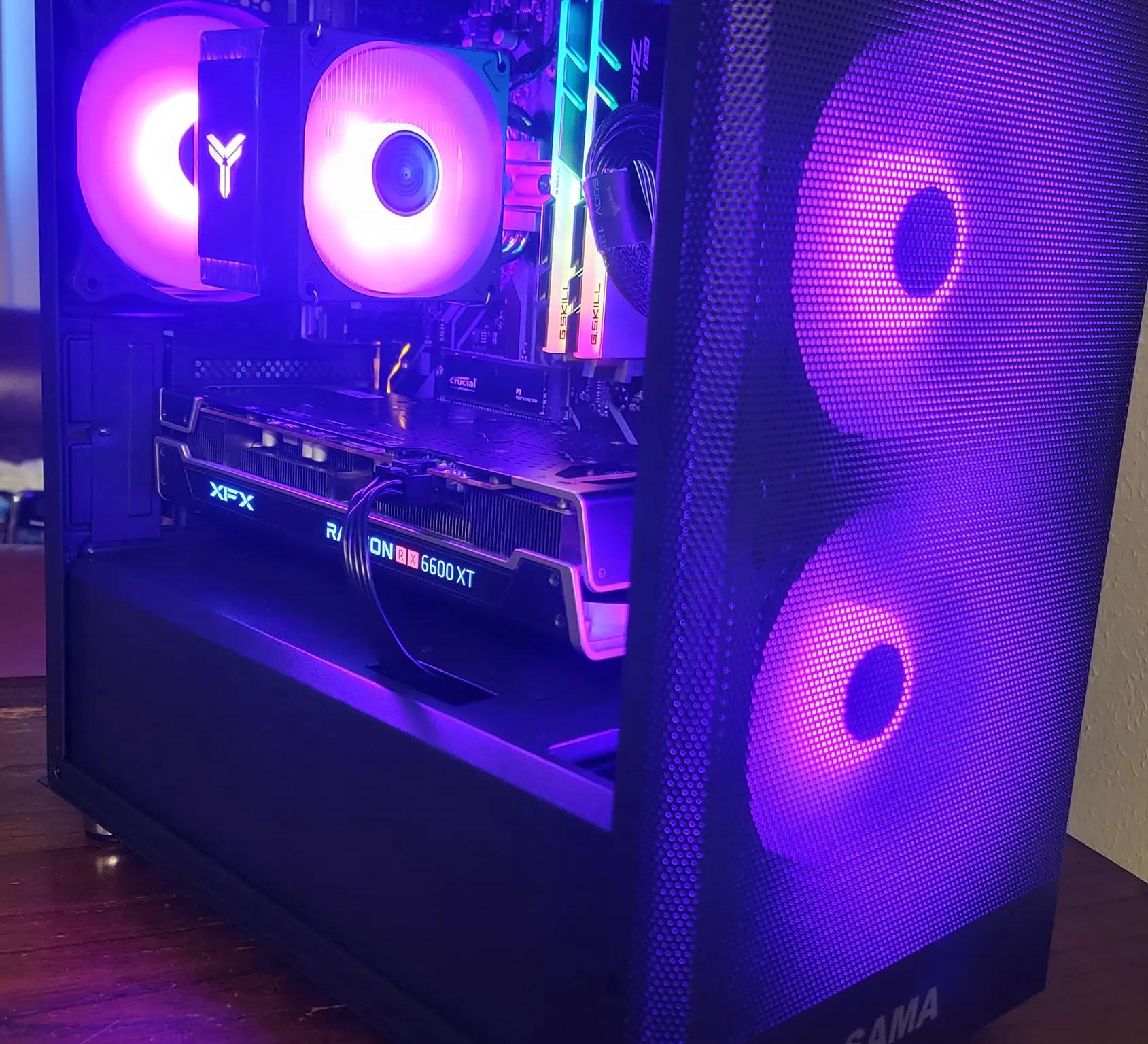 Gaming PC Ryzen 7 3700x, RX 6600 XT, 32Gb Ram, 4Tb total storage