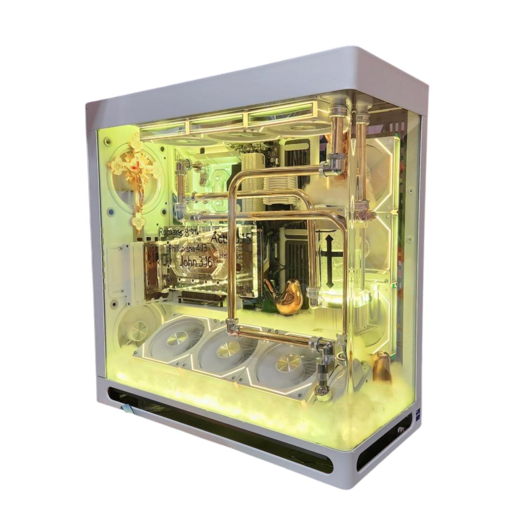 🚨BLACK FRIDAY🚨: RTX 4090 | Intel i9 14900K | 64GB RAM | 4TB SSD | 11 RGB Fans | White Gaming PC