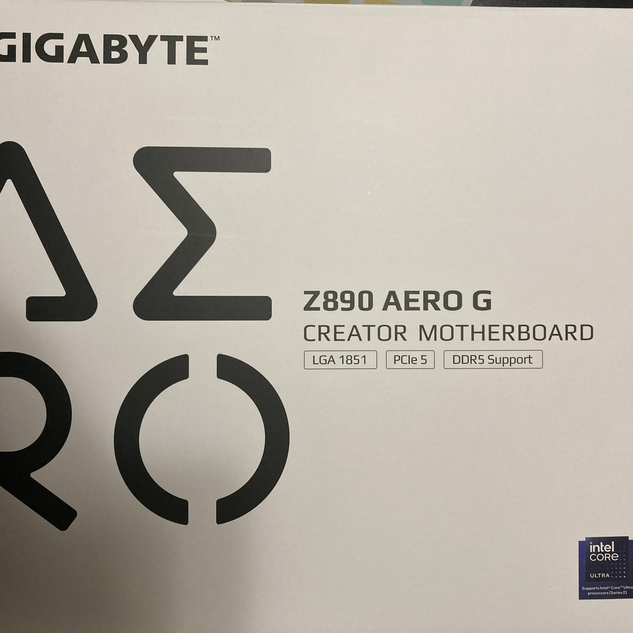 Brand New Gigabyte Z890 AERO G Motherboard