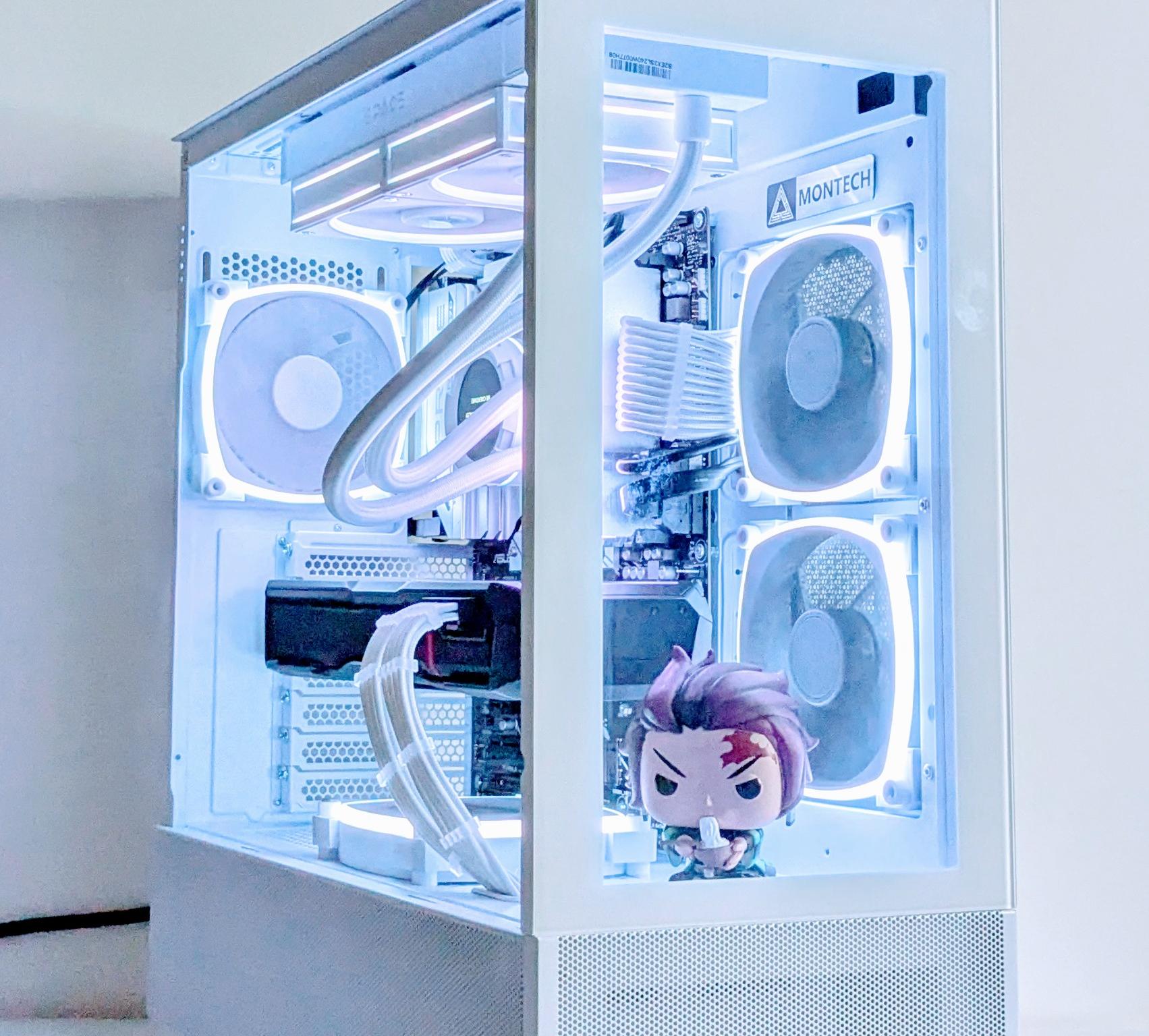 🔥Tanjiro Kamado "Infinity Castle" PC⚪️RX 7900XTX⚪️Ryzen 7 7700X⚪️2TB NVMe PCIE⚪️32GB DDR5⚪️1000W PSU