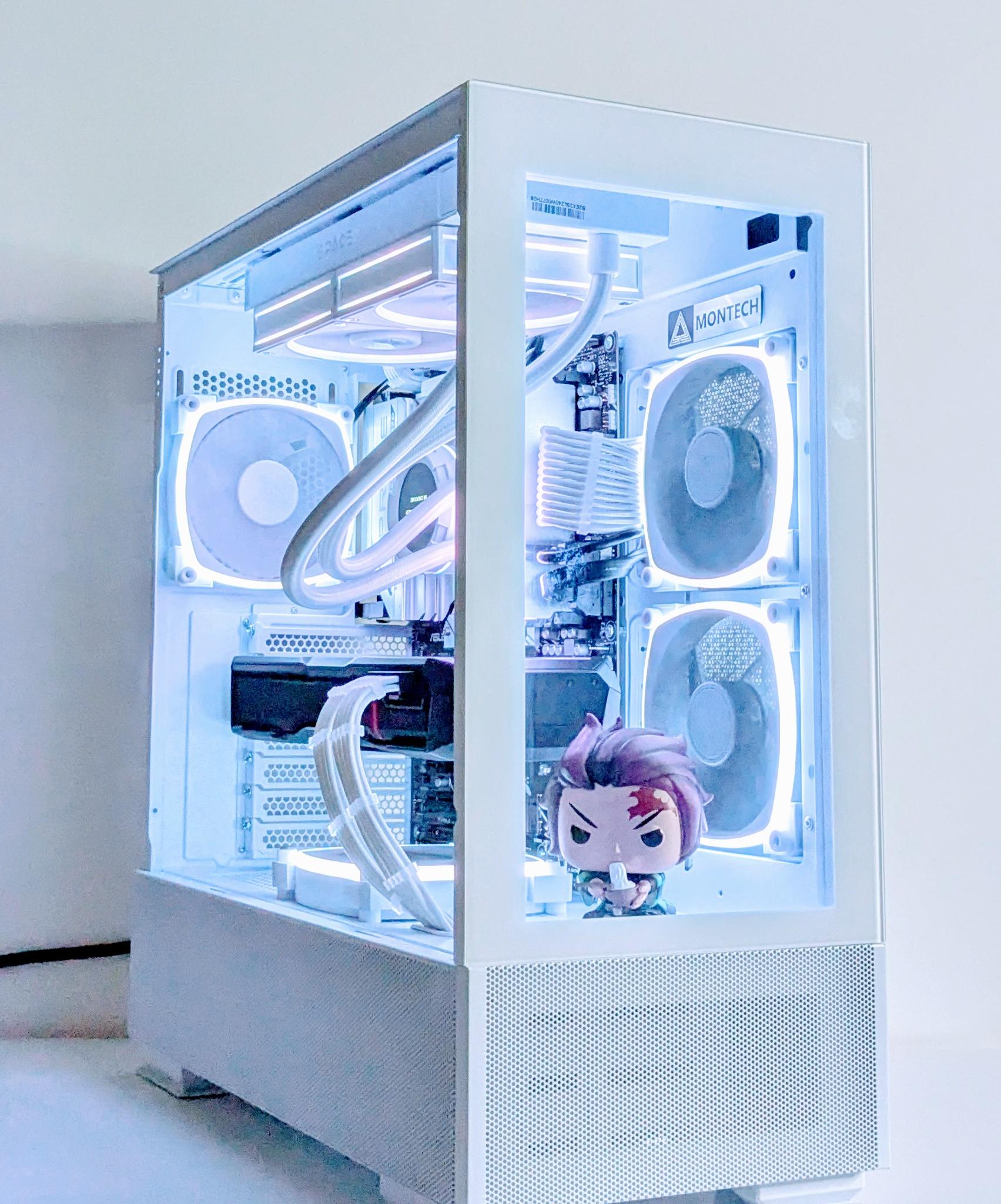 🔥Tanjiro Kamado "Infinity Castle" PC⚪️RX 7900XTX⚪️Ryzen 7 7700X⚪️2TB NVMe PCIE⚪️32GB DDR5⚪️1000W PSU