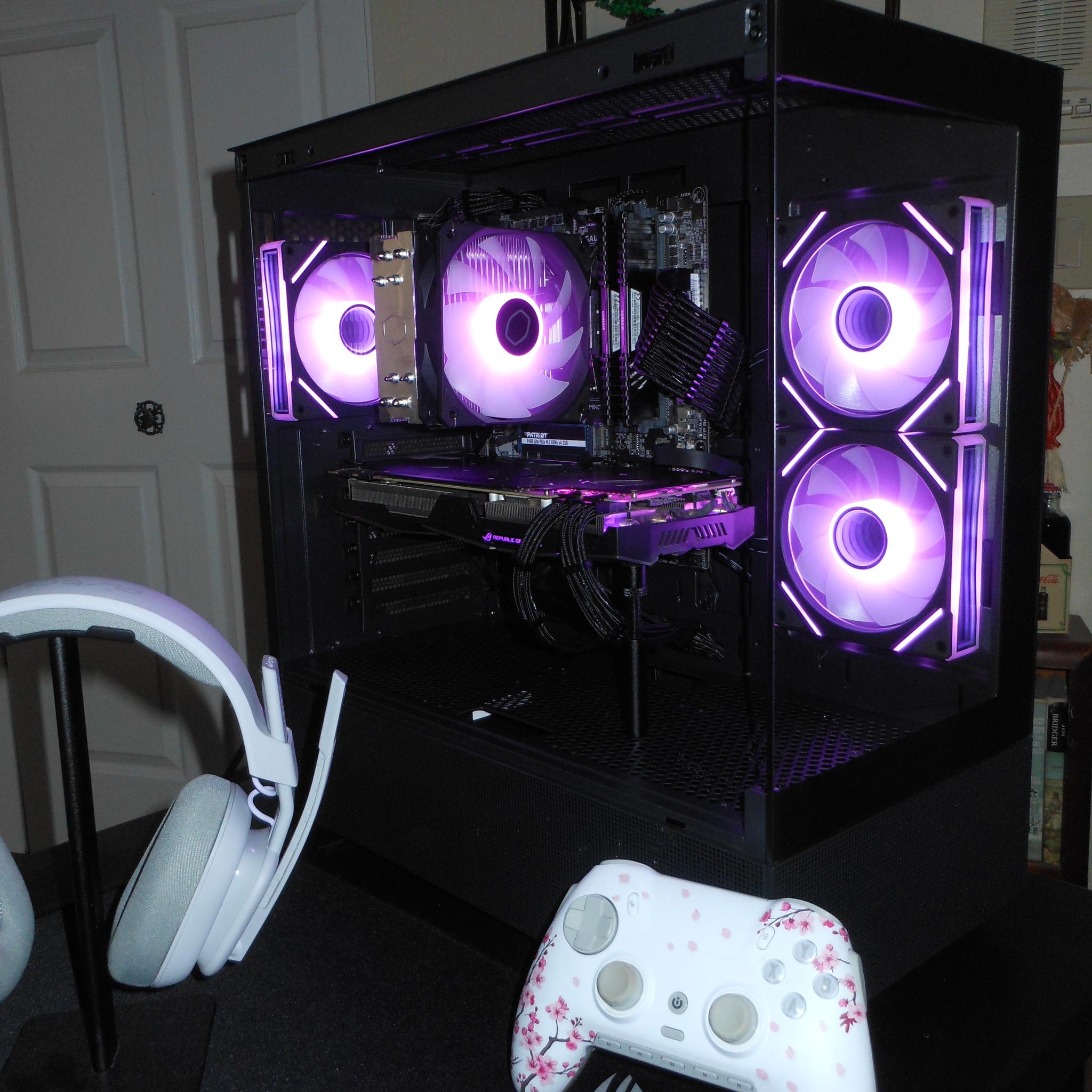 Gaming PC // ROG Strix 1080 // Ryzen 3600 // 500GB NVME SSD // 16GB DDR4 Ram // ARGB