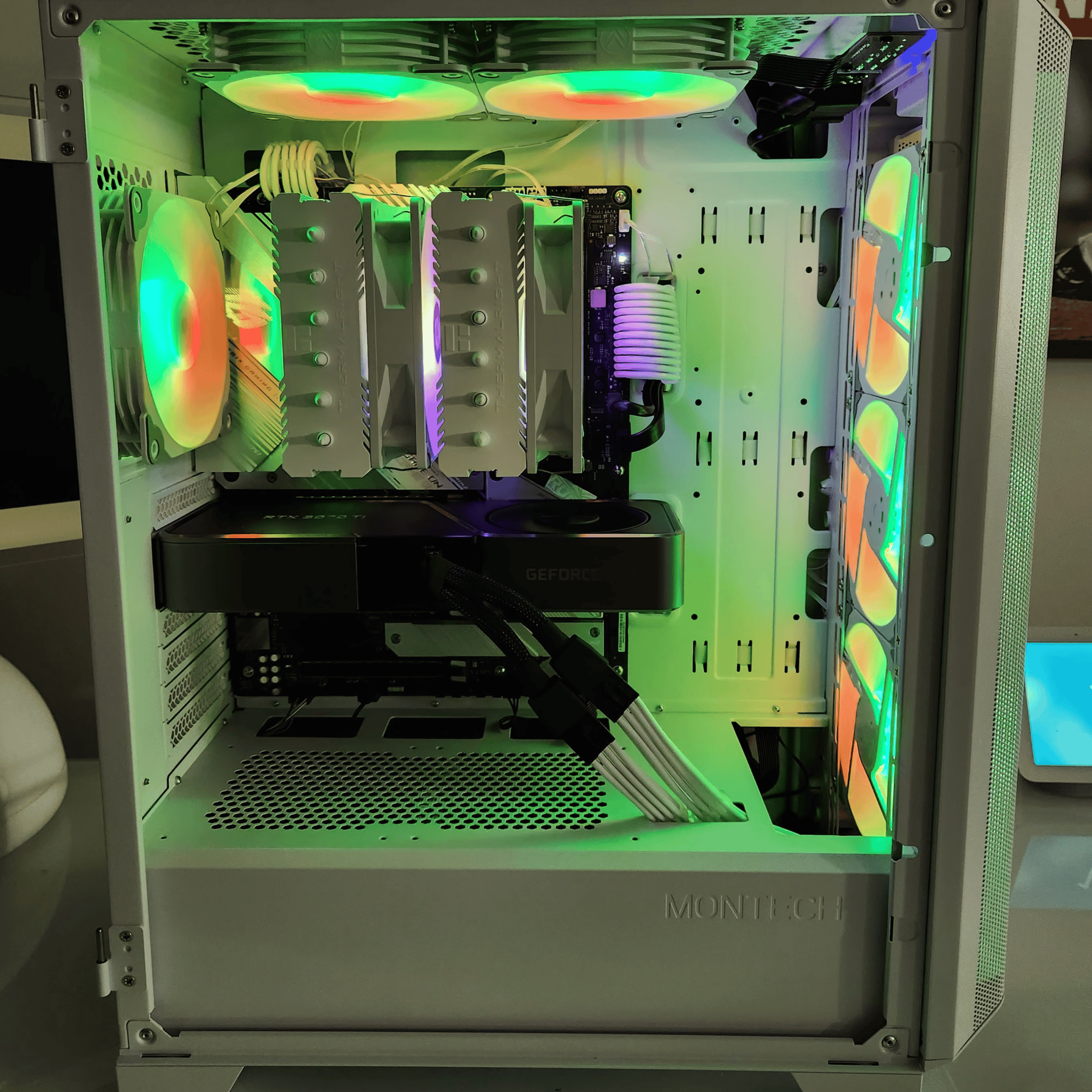 High End White Gaming PC - Featuring Intel i7 10700 and RTX 3070 Ti Founders