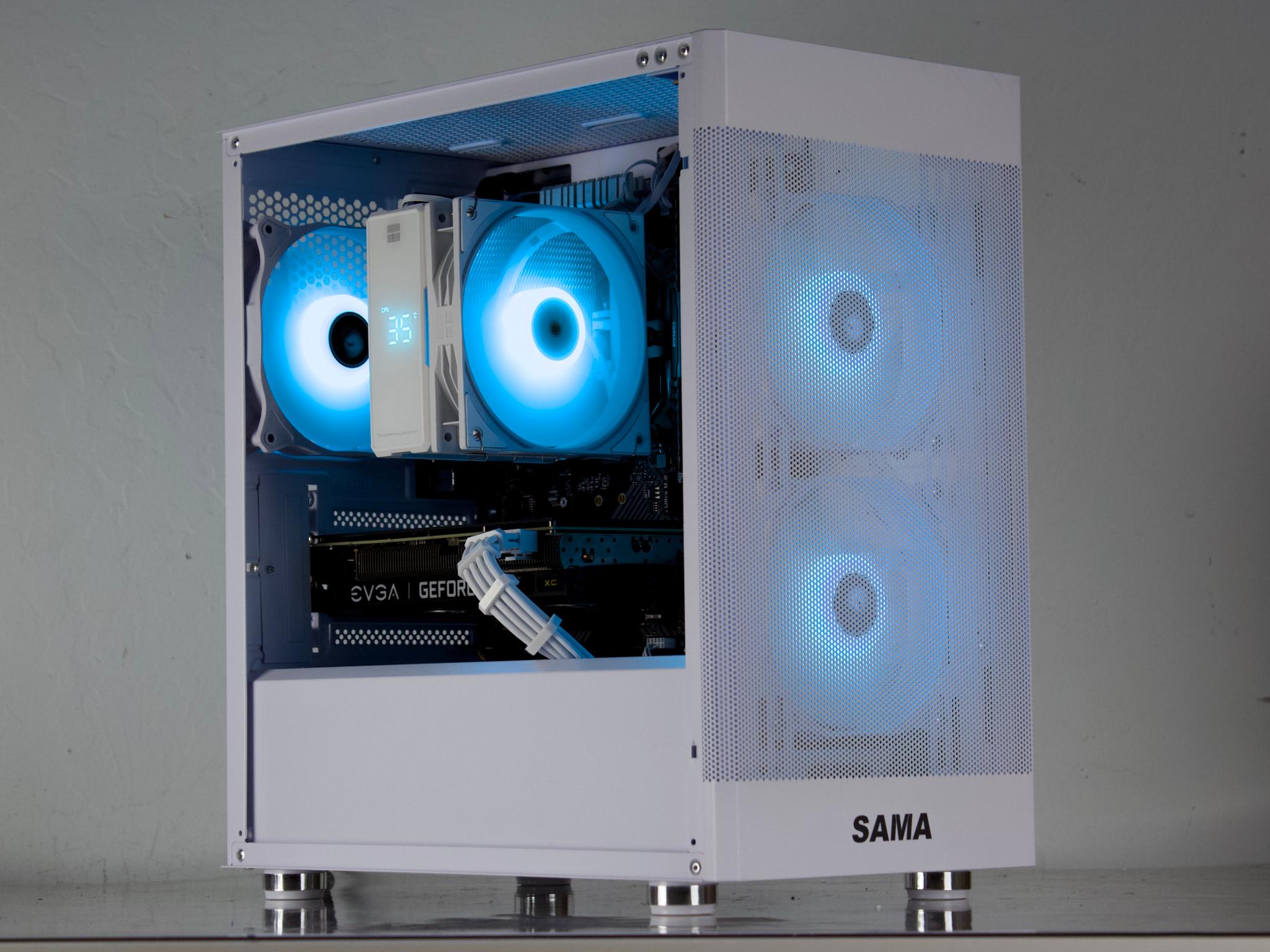 🤍🩵 RTX 3060/ Ryzen 5500 / 16GB / 1TB Gaming PC 🩵🤍- ARGB, WiFi, BlueTooth