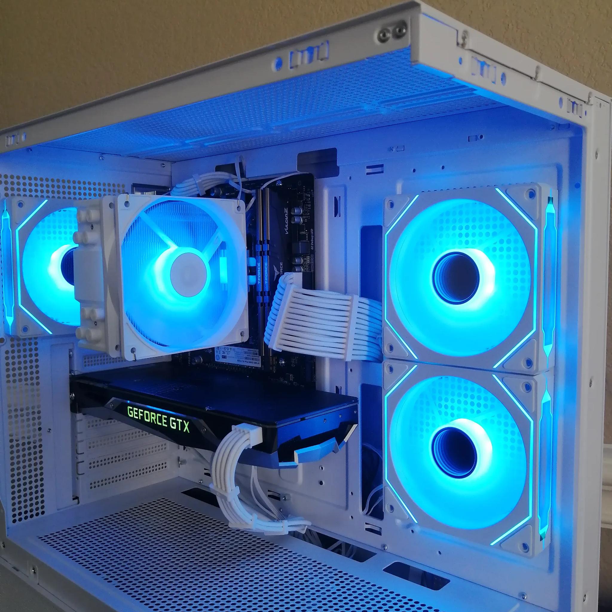NVIDIA GTX Gaming PC! Clean White Build with Ryzen 5