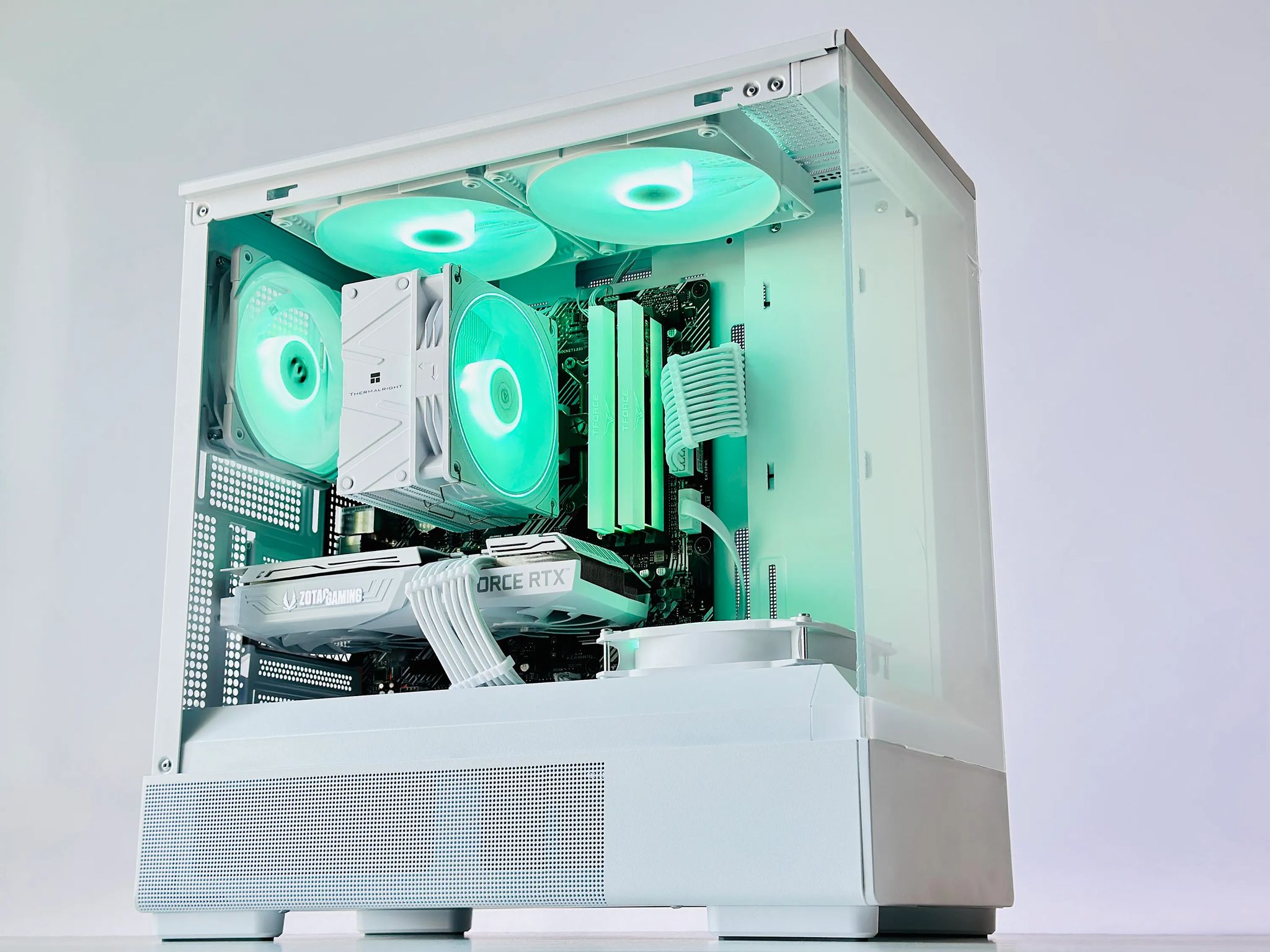 🤍🍏1080P/1440P Gaming PC❄️Nvidia RTX 3070 8GB❄️AMD Ryzen 5 5600 6 core❄️16GB DDR4❄️1TB NVME