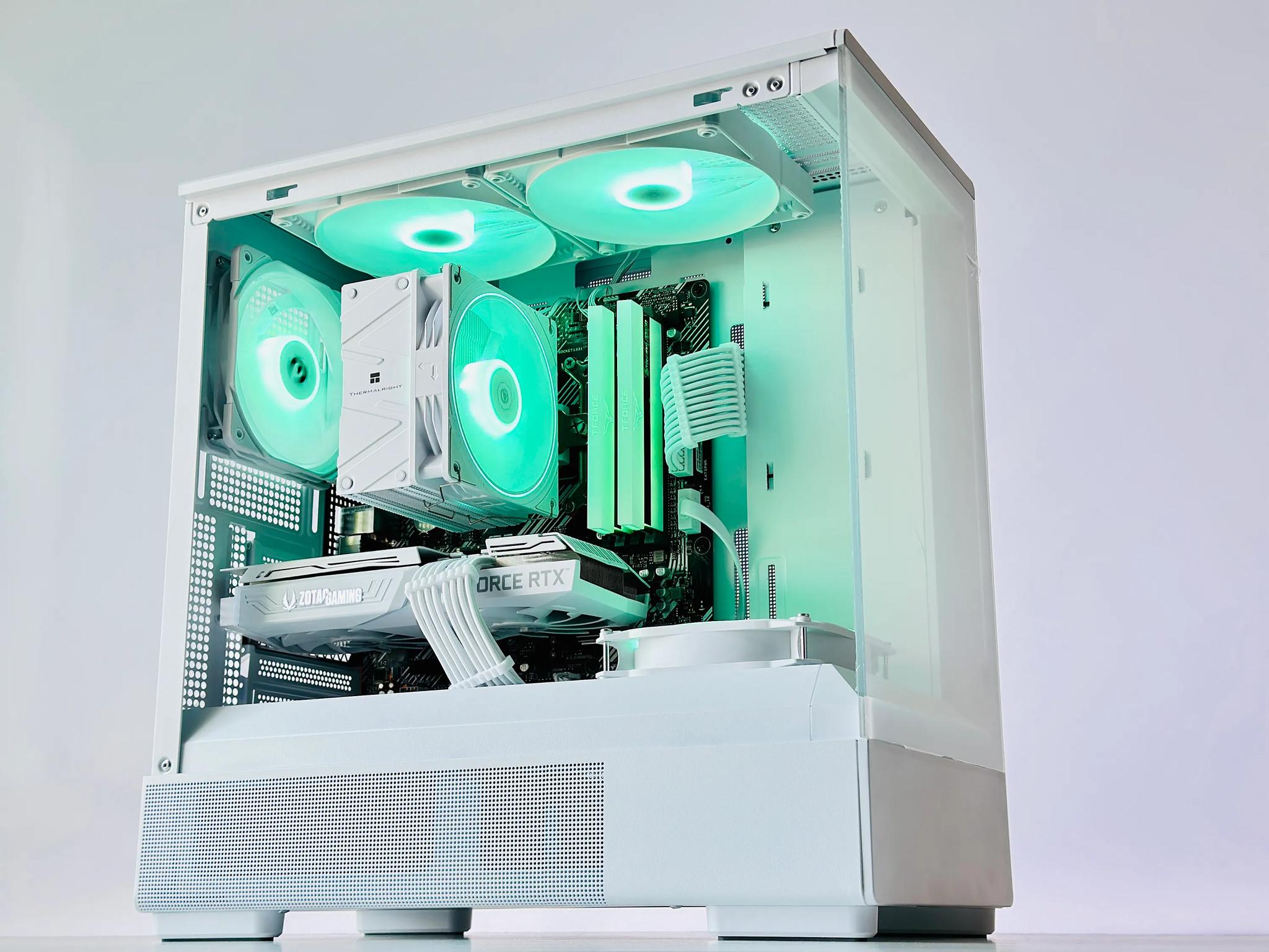 🤍🍏1080P/1440P Gaming PC❄️Nvidia RTX 3070 8GB❄️AMD Ryzen 5 5600 6 core❄️16GB DDR4❄️1TB NVME