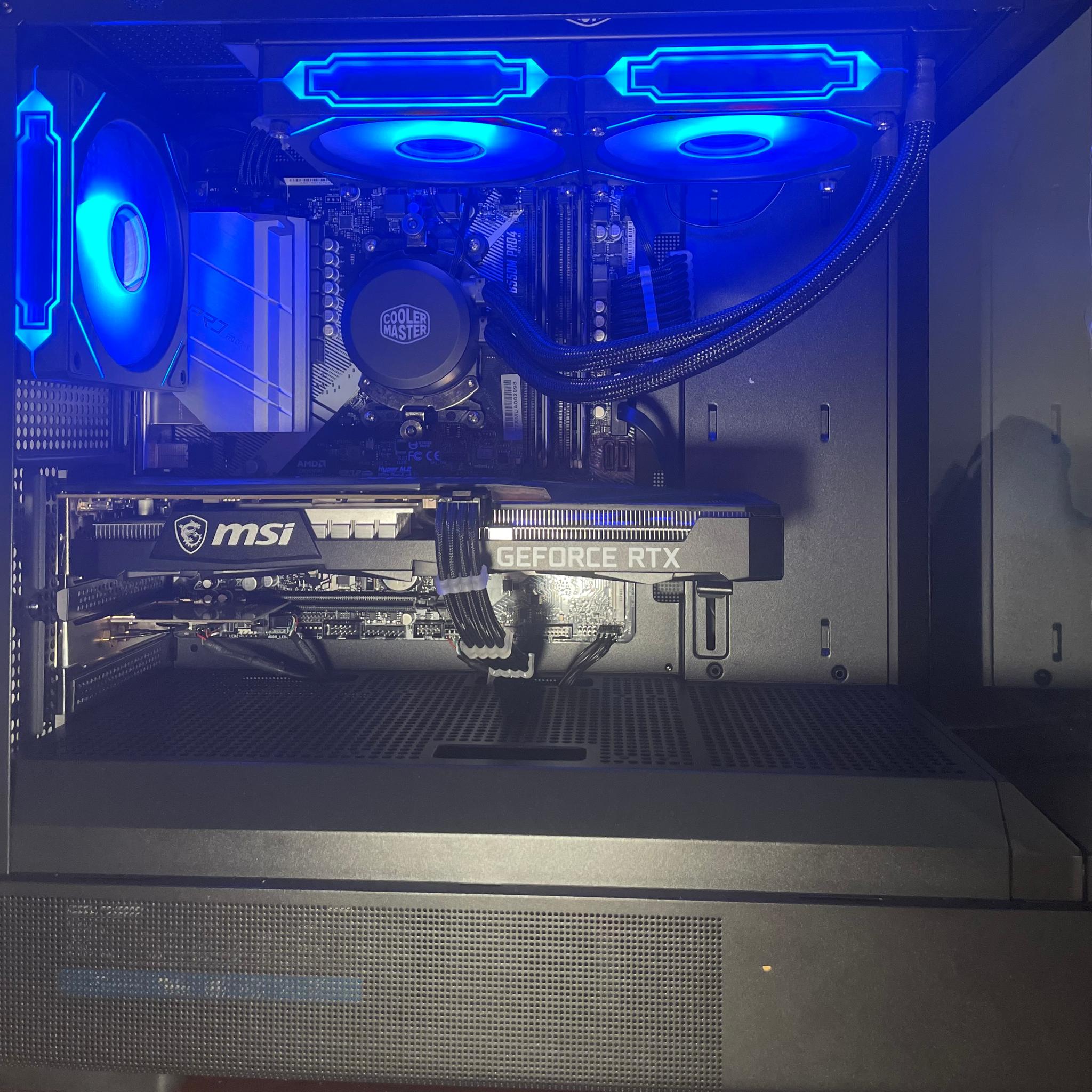 - [ ] Gaming PC | GEFORCE 3060 12gb| RYZEN 7 | 16GB RAM | WINDOWS 11 home | WiFi and Bluetooth