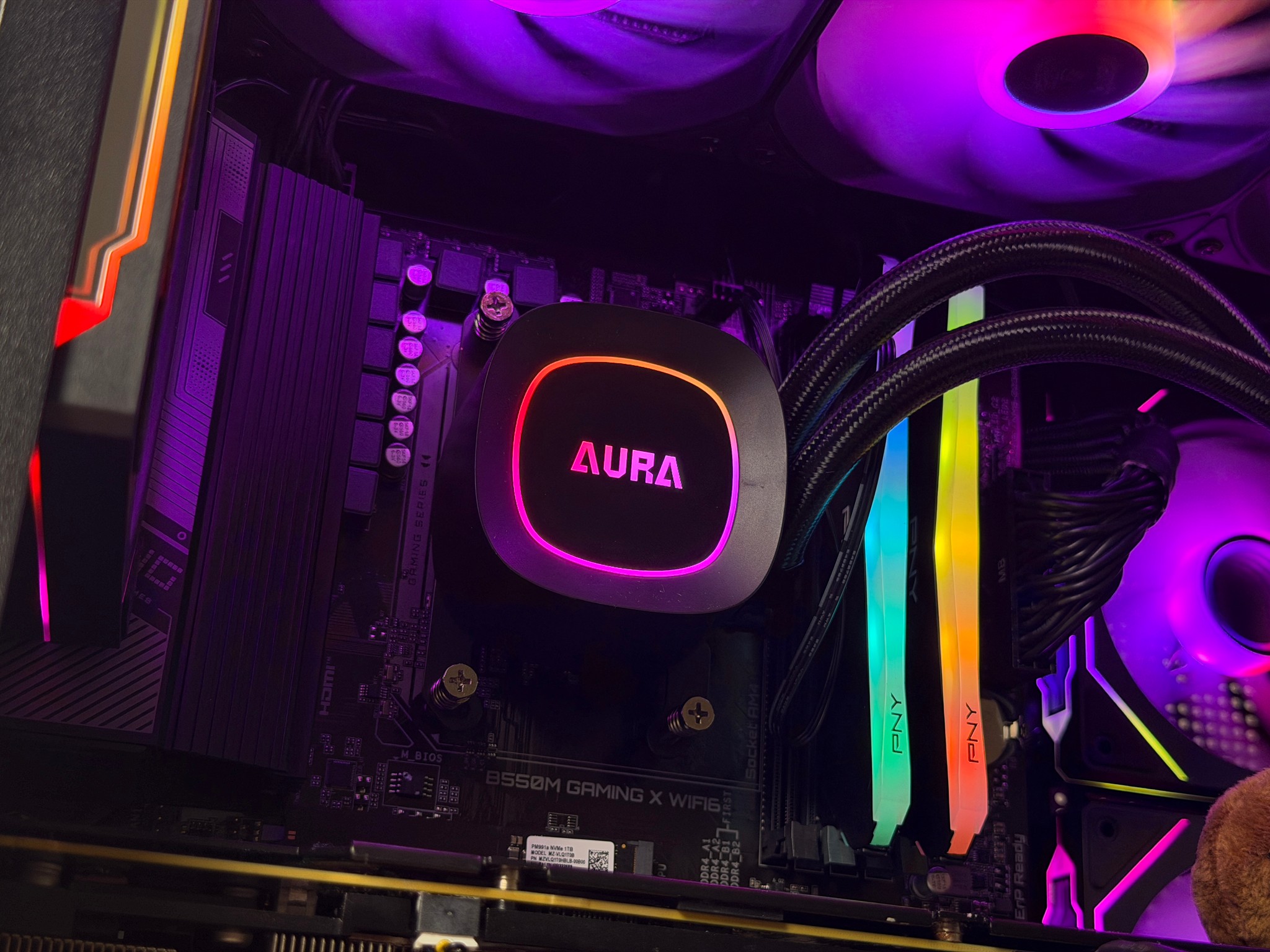 🖤♠️ Black 1440p Gaming PC ♠️🖤 RTX 3080 | Ryzen 5 5600 | 32GB RAM | 1TB SSD - WiFi, BlueTooth