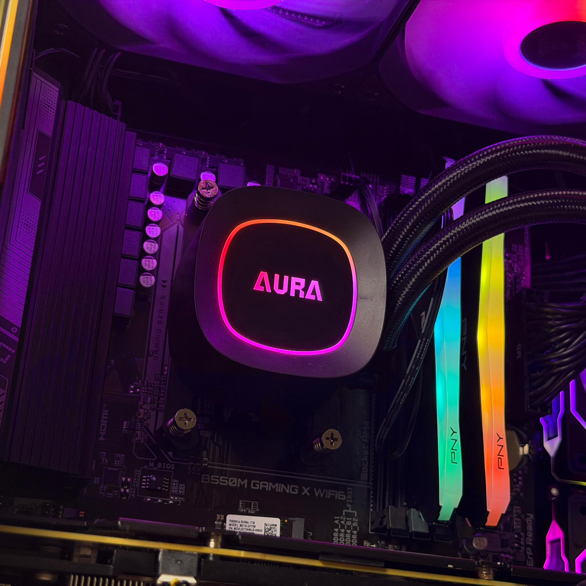 🖤♠️ Black 1440p Gaming PC ♠️🖤 RTX 3080 | Ryzen 5 5600 | 32GB RAM | 1TB SSD - WiFi, BlueTooth