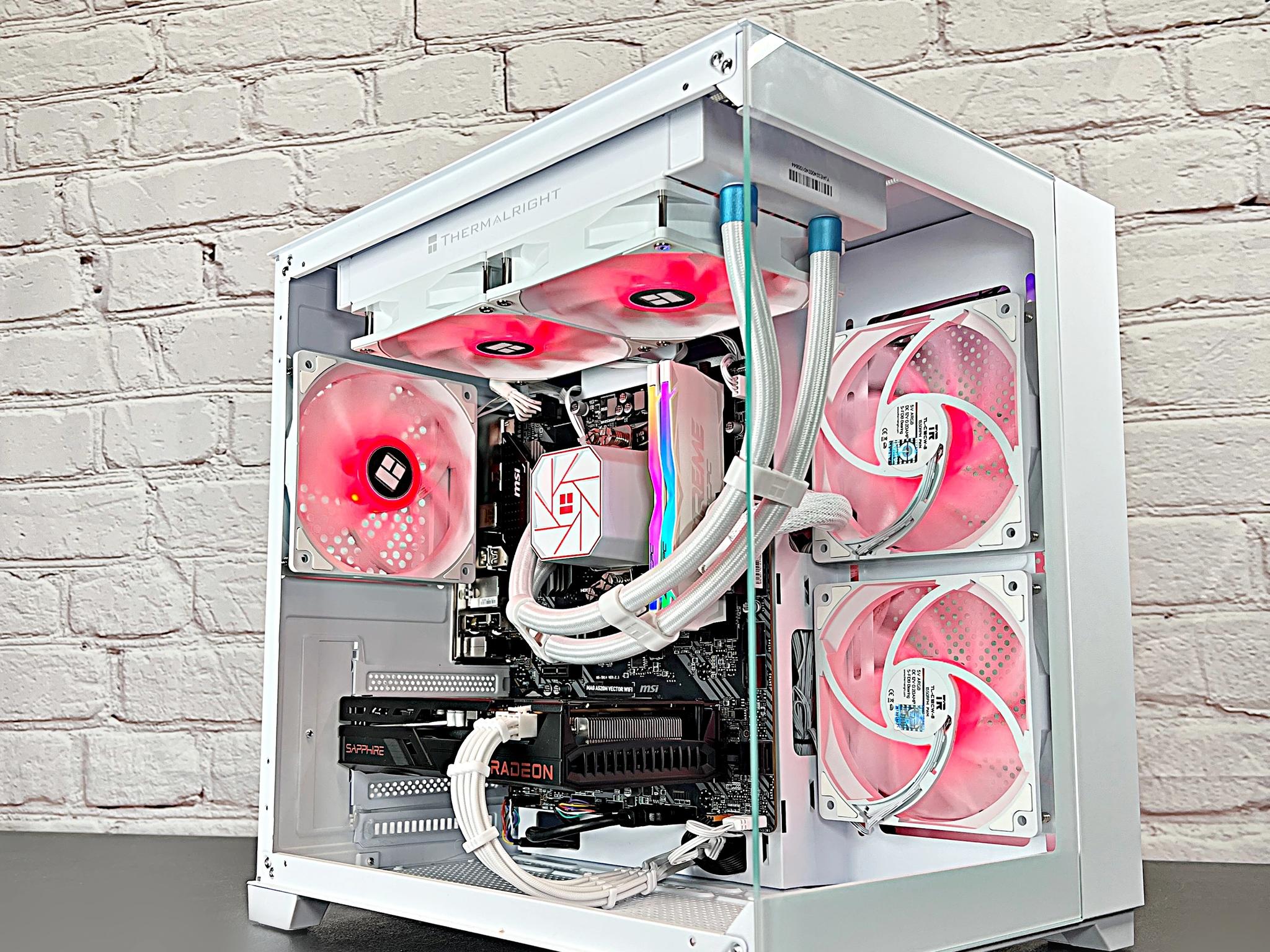 Liquid Cooled Ryzen 5 3600 RX 6600 16GB RAM 1TB M.2  Window 11 Gaming PC