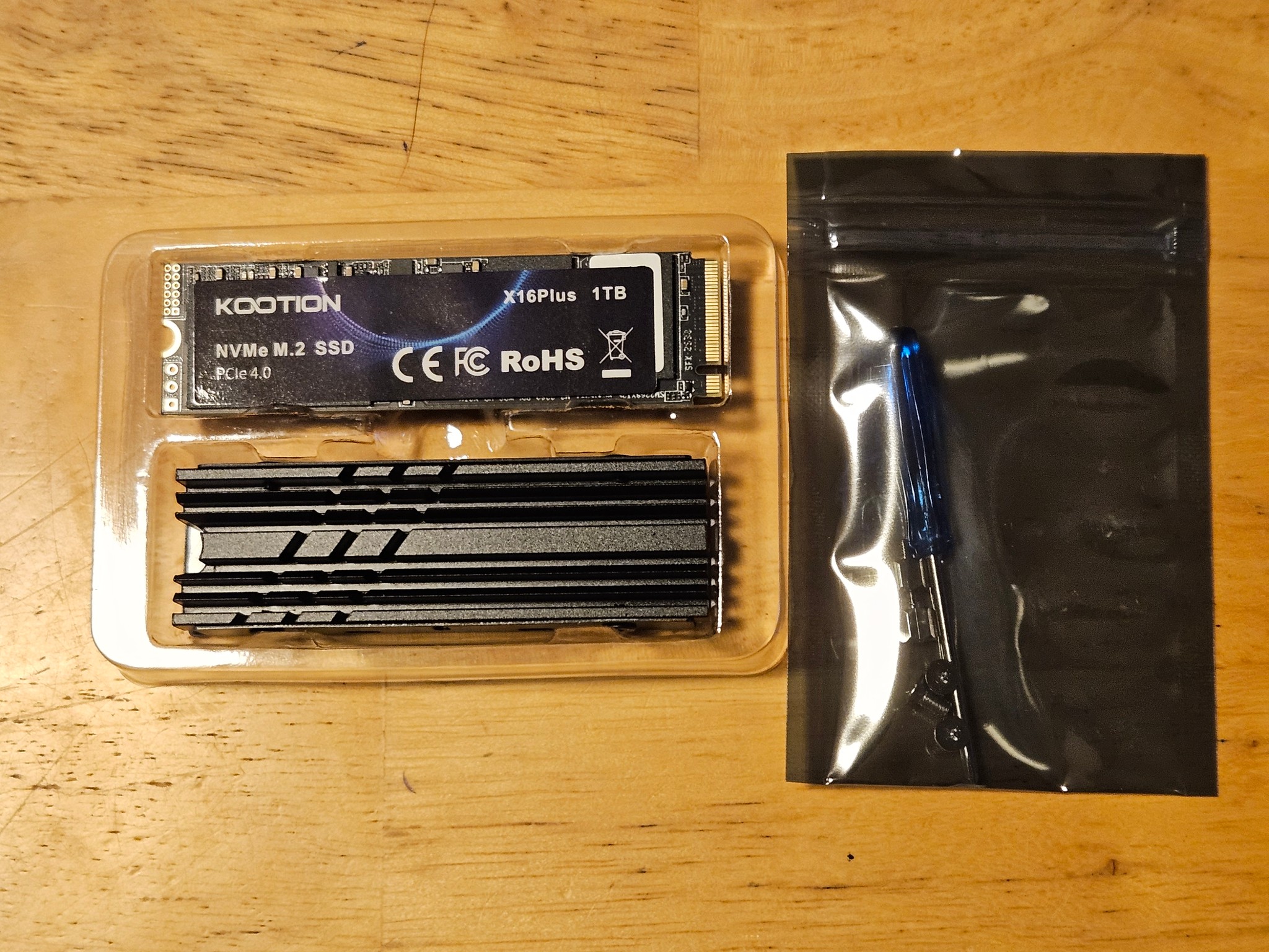 Kootion X16 Plus 1TB NVME SSD with free NVME SSD Encosure!