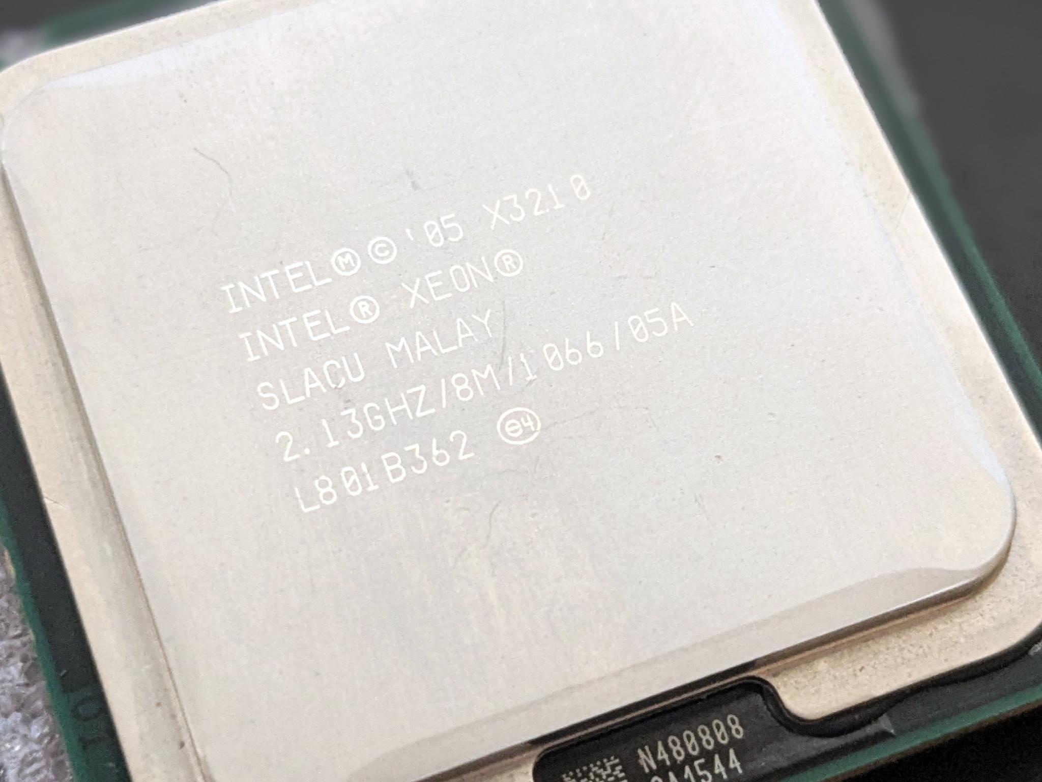 Intel Xeon x3210 4-Core 2.13ghz 8mb Cache LGA775 Budget Workstation/Server/Router/Firewall CPU