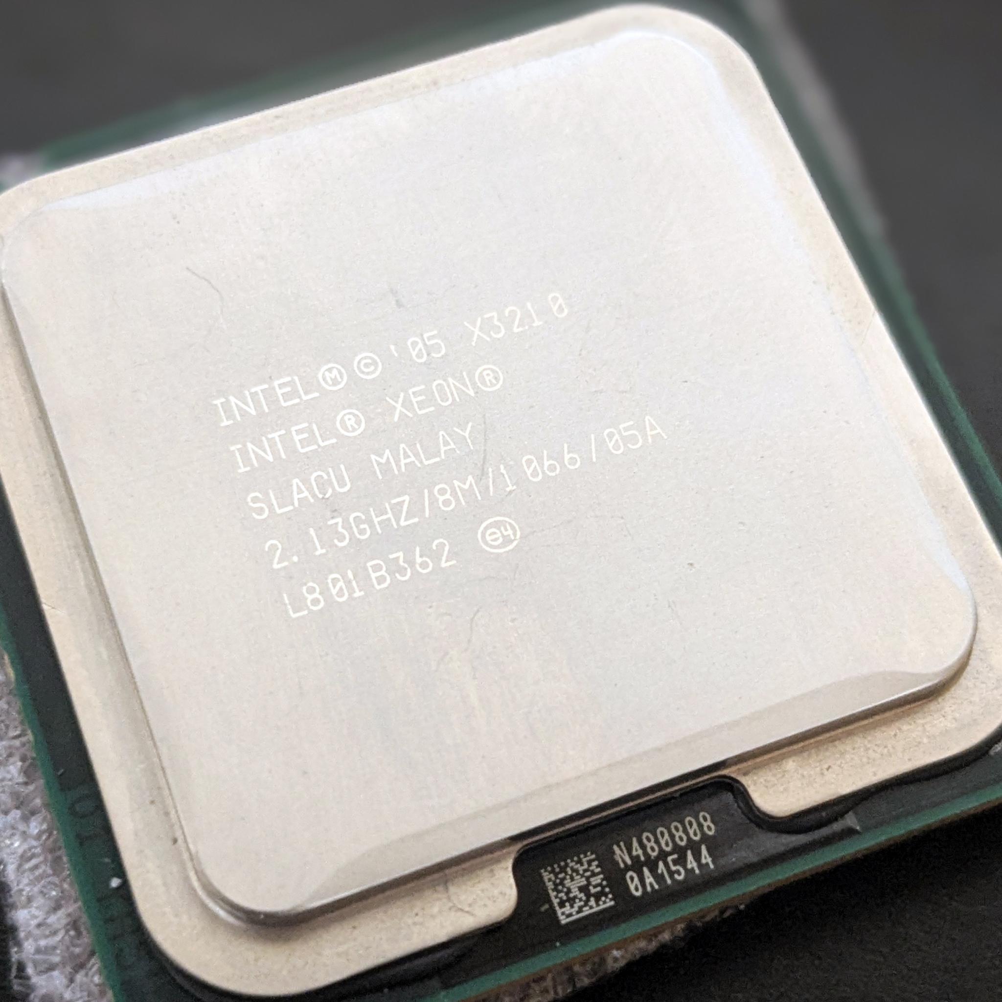 Intel Xeon x3210 4-Core 2.13ghz 8mb Cache LGA775 Budget Workstation/Server/Router/Firewall CPU