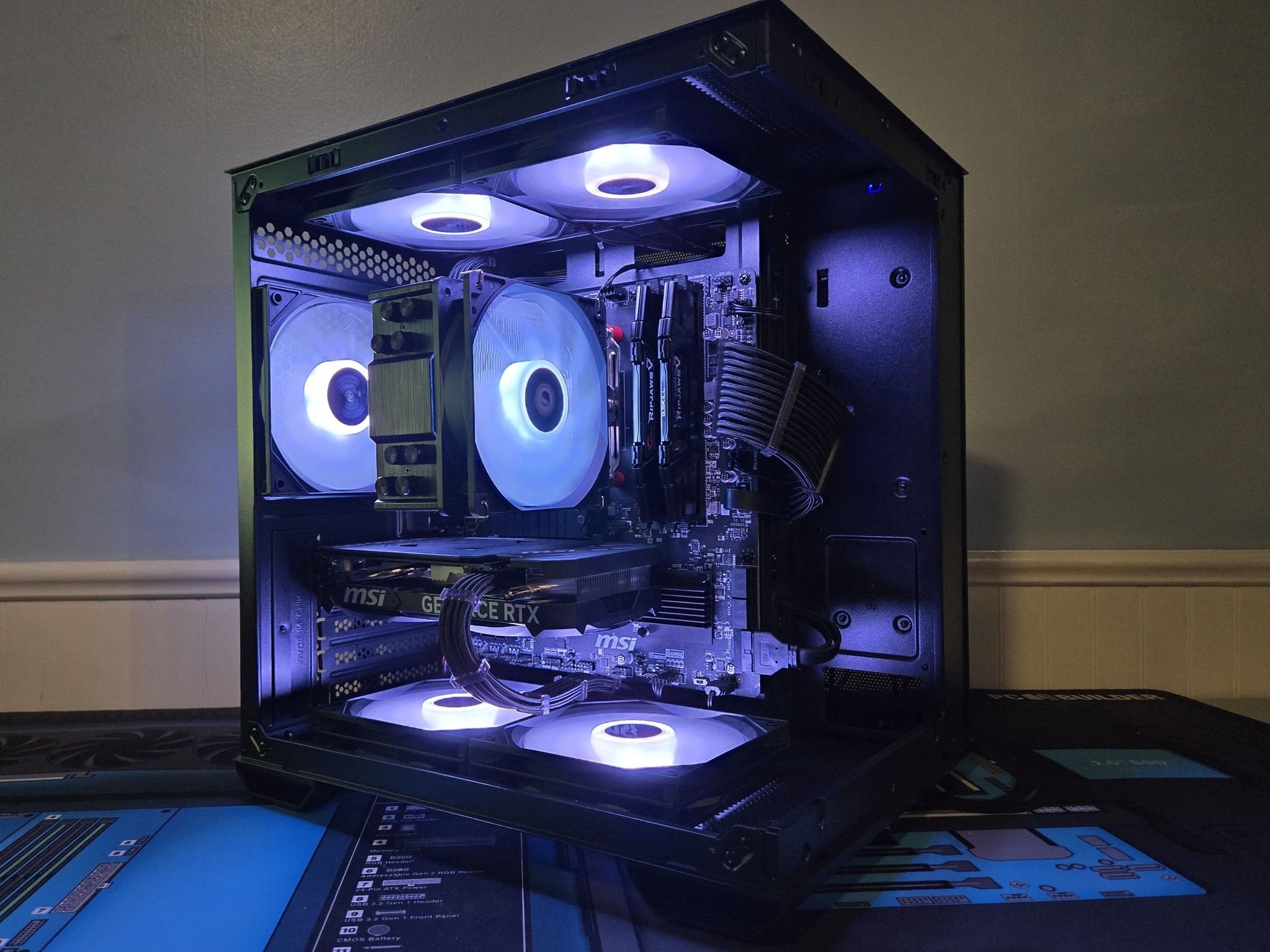 🖥️🎮MSI 1080p gaming PC 🐉🖥️ |Ryzen 5 5600| RTX 4060| 32GB DDR4| 1TB SSD| Wifi/BT| Win 11 pro🎮🖥️