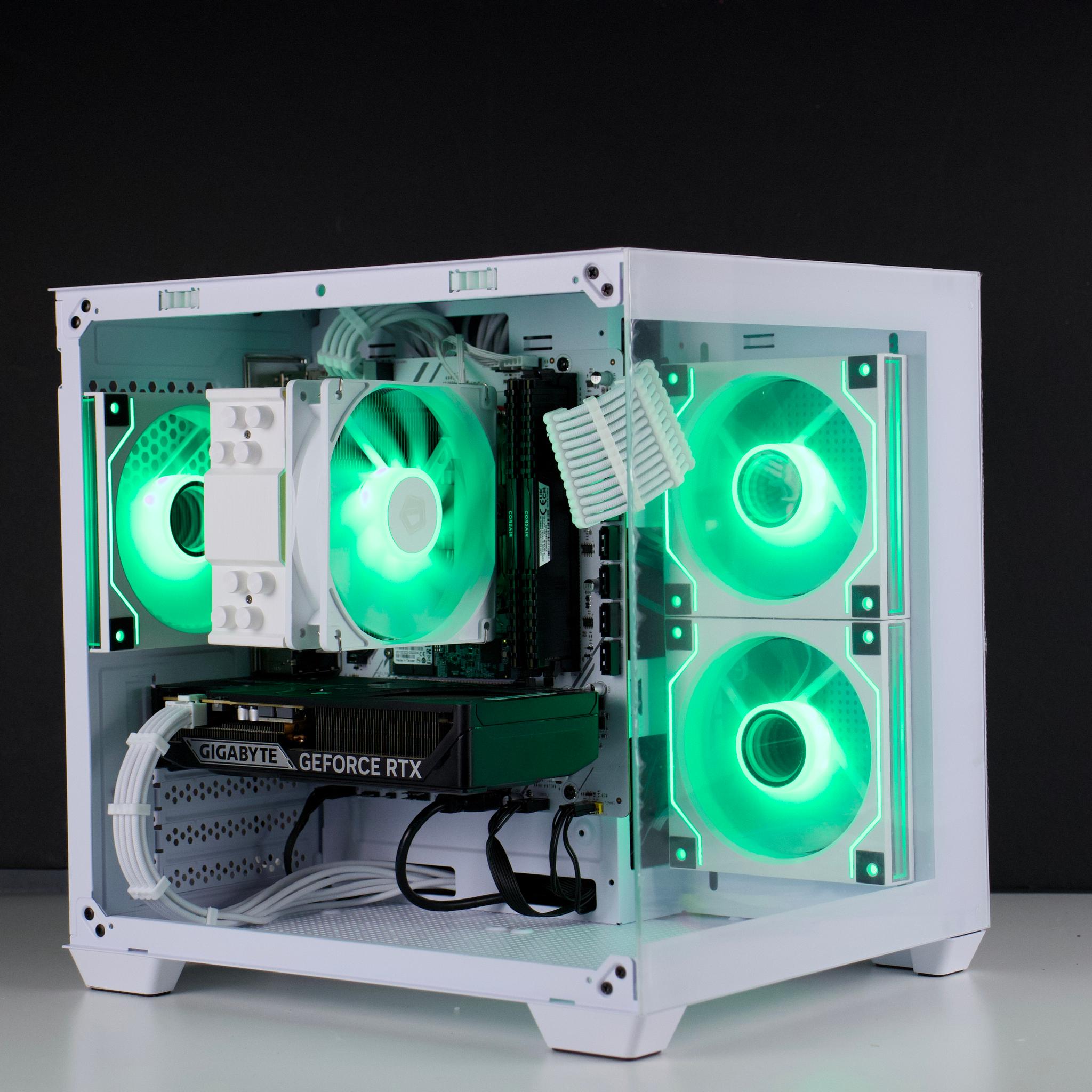 🧊❄️🧊 White Gaming PC – RTX 5060, Ryzen 5 5600X, 32GB RAM, 960GB SSD - WiFi, BlueTooth 🧊❄️🧊