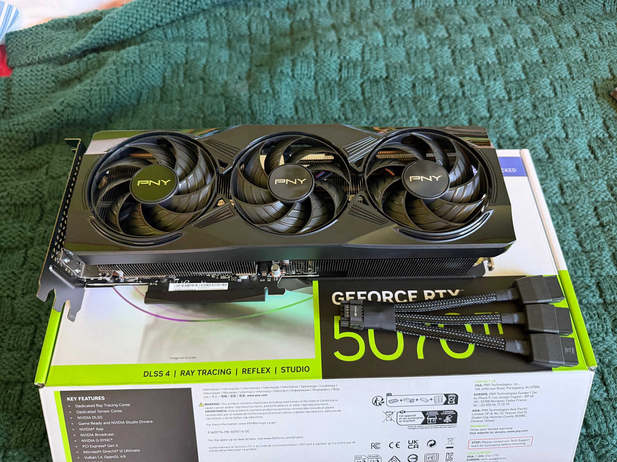 PNY GeForce RTX 5070 Ti OC Triple Fan