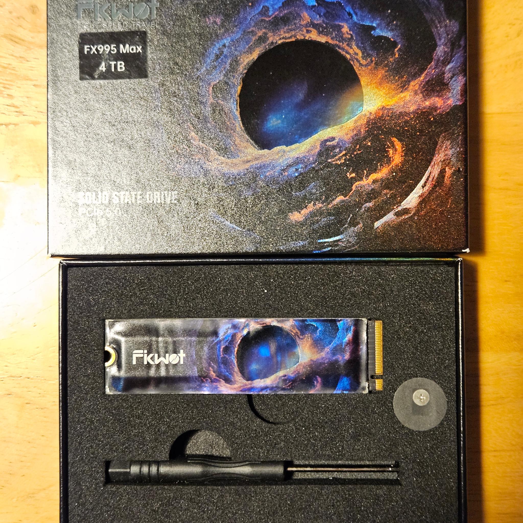 Fikwot FX 995 Max 4TB Gen 5 nvme ssd with DRAM Cache