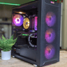 Ryzen 3300x GTX 1070ti Black Silver and RGB PC