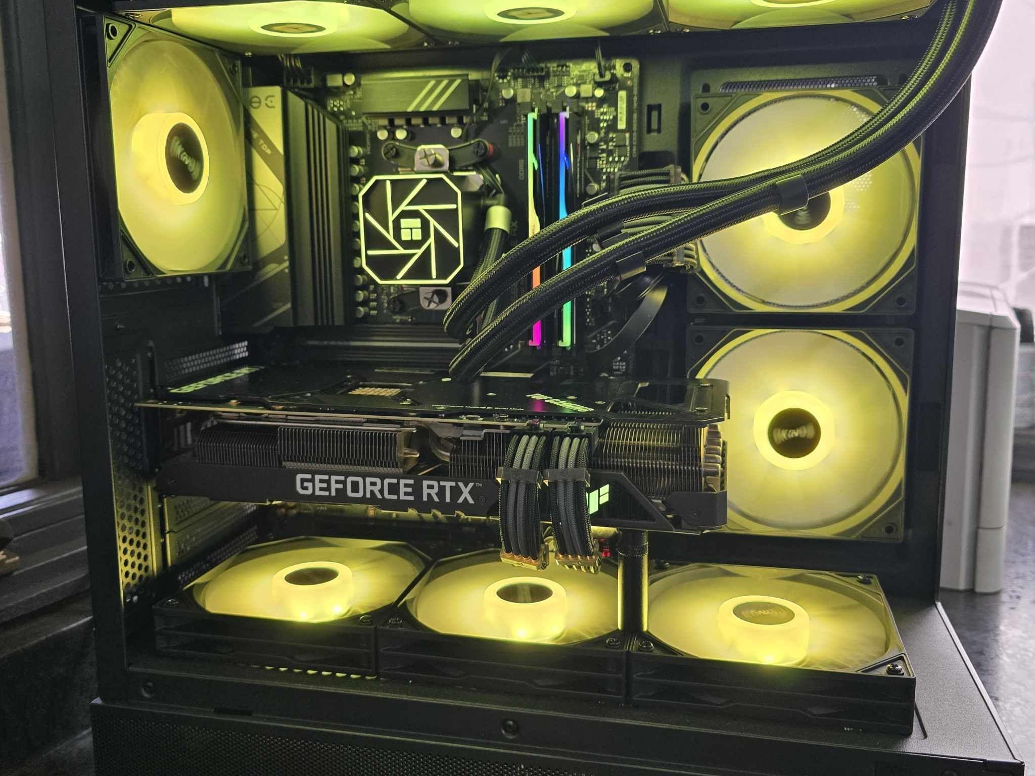 🟡⚫1440P CUSTOM PC | ASUS TUF RTX 3080 | RYZEN 5 7600X | OKINOS AQUA 7 CASE⚫🟡