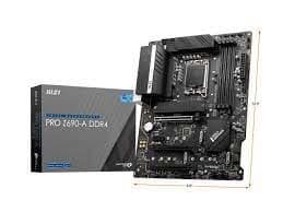 MSI Z690 Pro-A WIFI DDR4 LGA 1700 SATA 6Gb/s ATX Motherboard