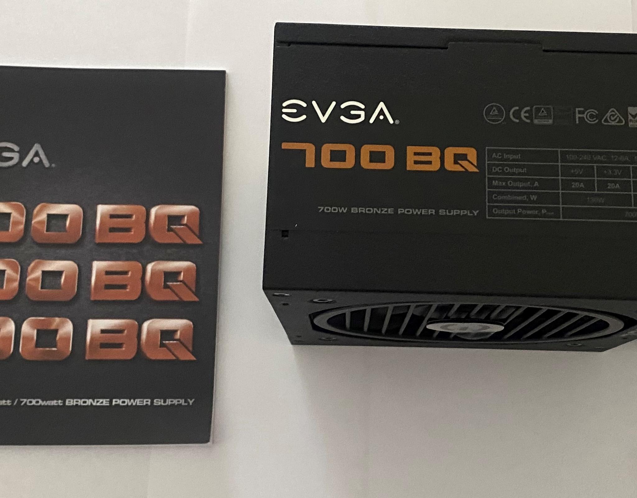 EVGA 700BQ 80 Plus Bronze 700W Semi Modular Power Supply 