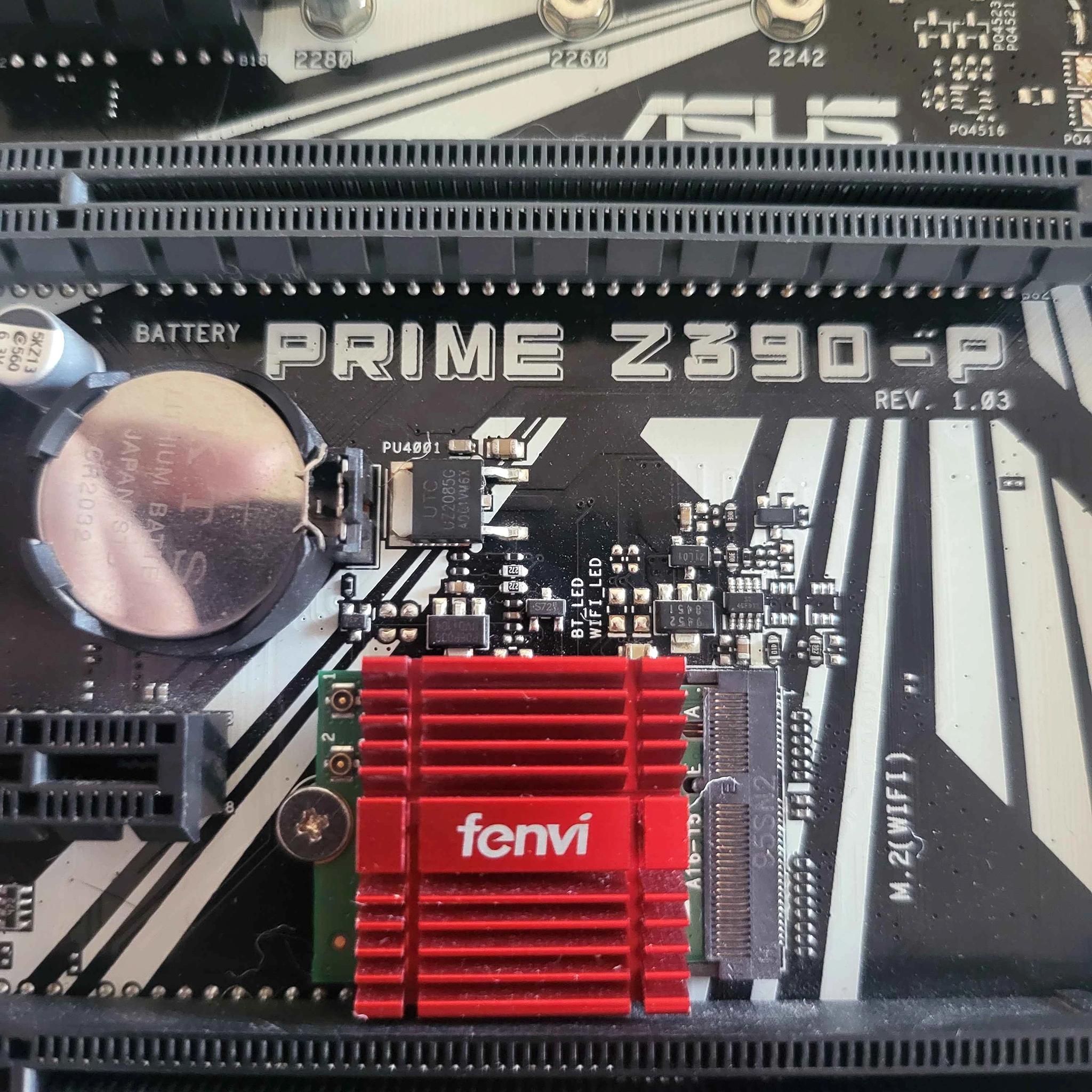 Motherboard Bundle! Intel Core i9 9900k, Asus Prime Z390-P, 16GB 3600MHz, Wi-Fi + BT card