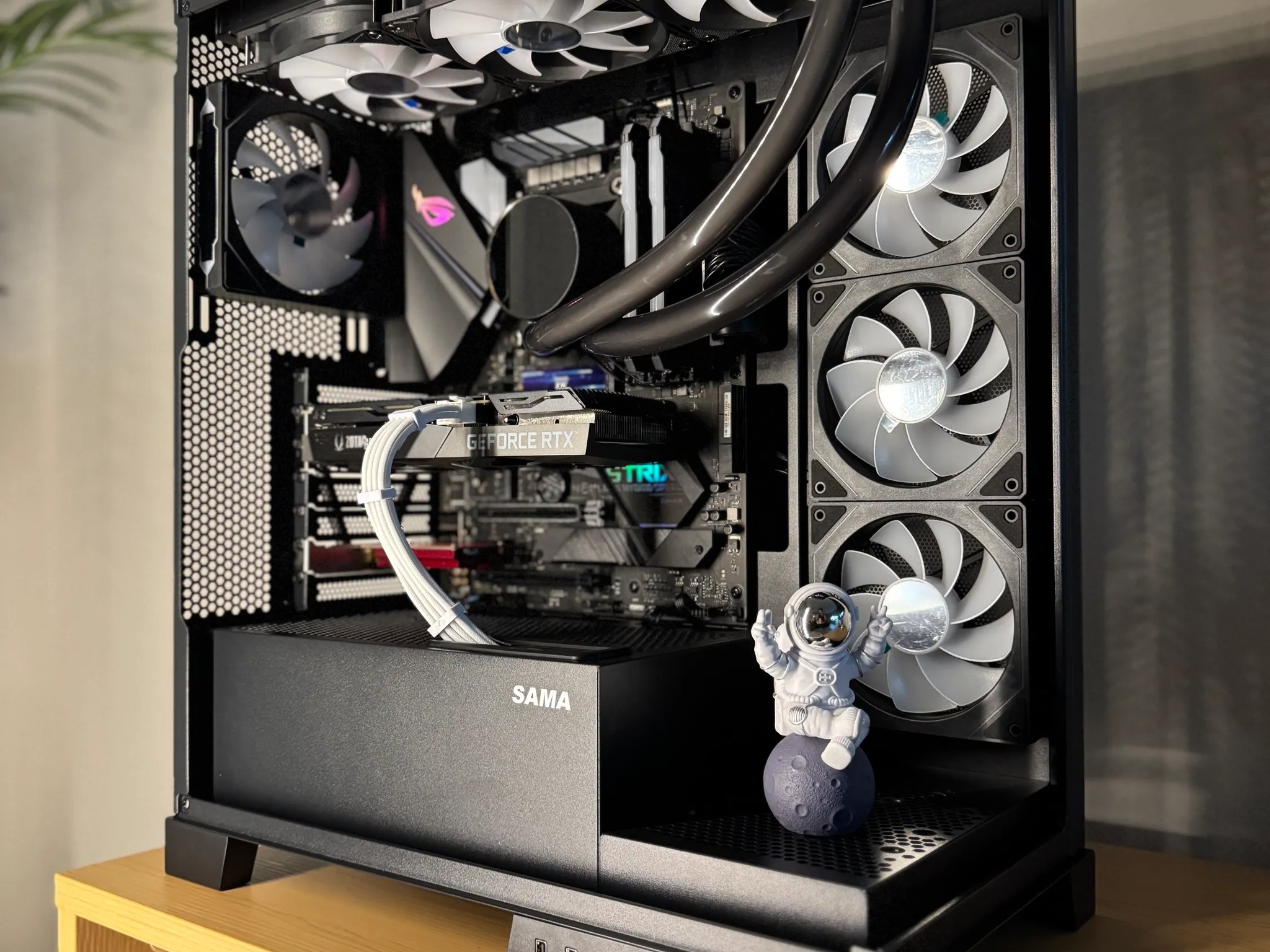 🖤BLACKOUT🖤 Zotac RTX 3060 TI|Ryzen 7 5700X3D|32GB RAM|1TB M.2||WIFI|ARGB Fans + Cooler|