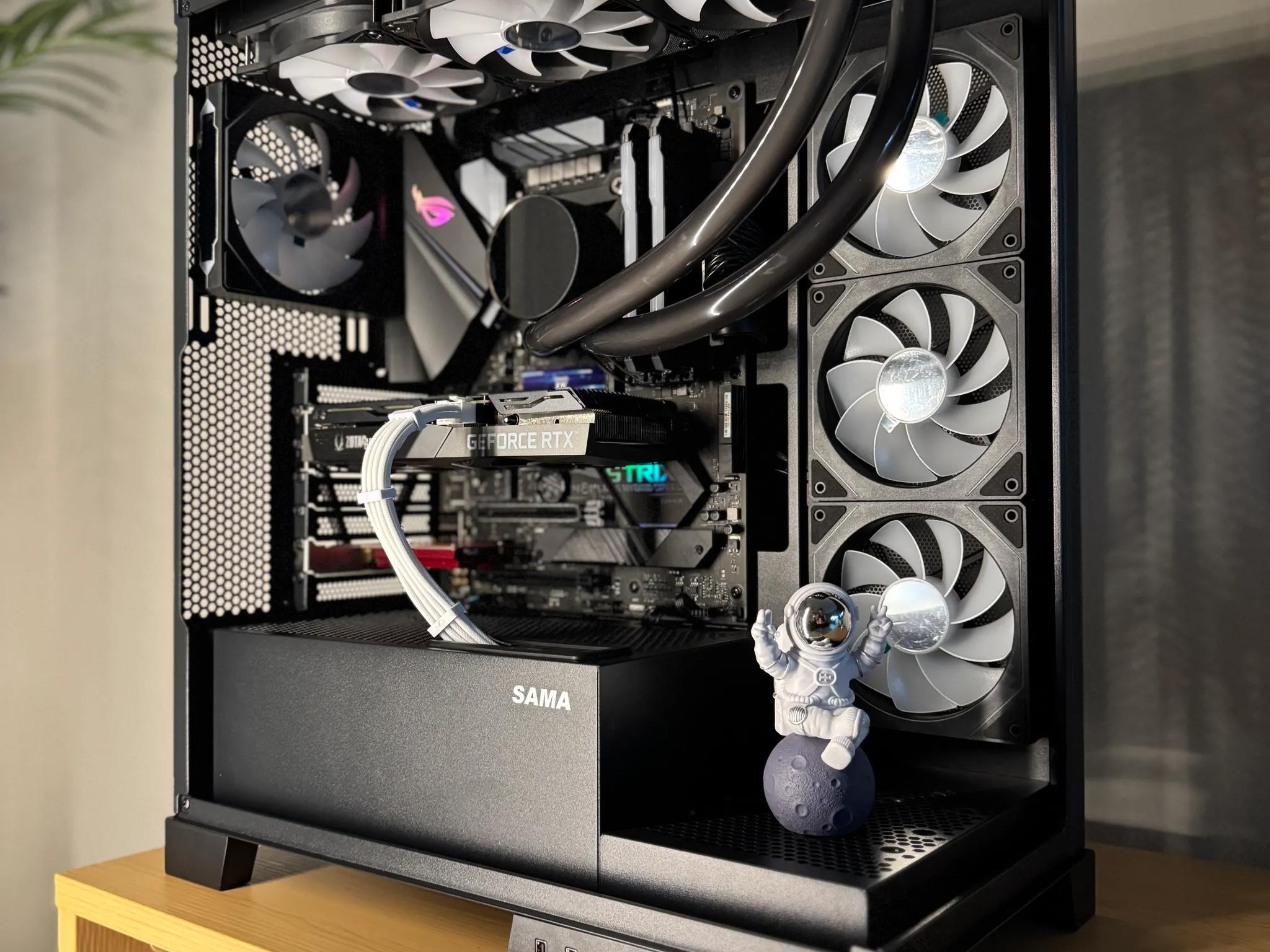 🖤BLACKOUT🖤 Zotac RTX 3060 TI|Ryzen 7 5700X3D|32GB RAM|1TB M.2||WIFI|ARGB Fans + Cooler|